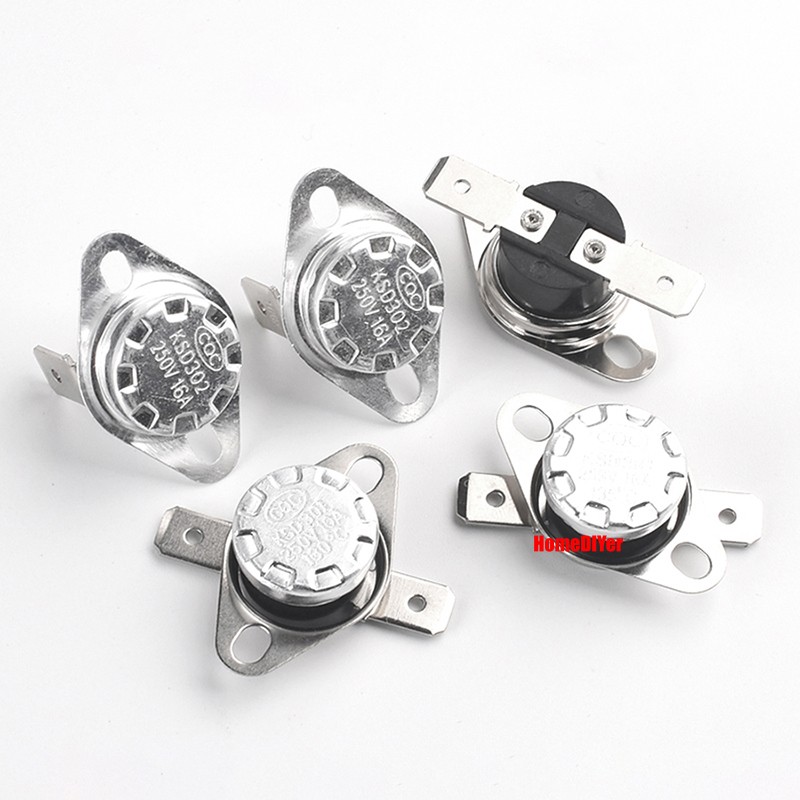 KSD301/302 Temperature Controlled Switch Control Sensor Range 40-200℃ NC/NO 250V