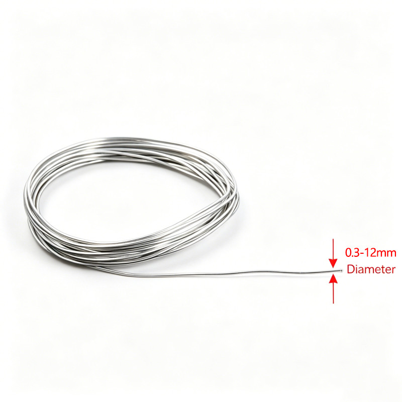 99.995% Zinc Metal Wire 0.3-12mm Zn Anode Electroplating & Arc Spraying for Lab