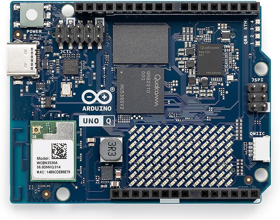 Arduino UNO Q 4GB Hybrid Board QRB2210 & STM32U585 Microcontroller AI Vision