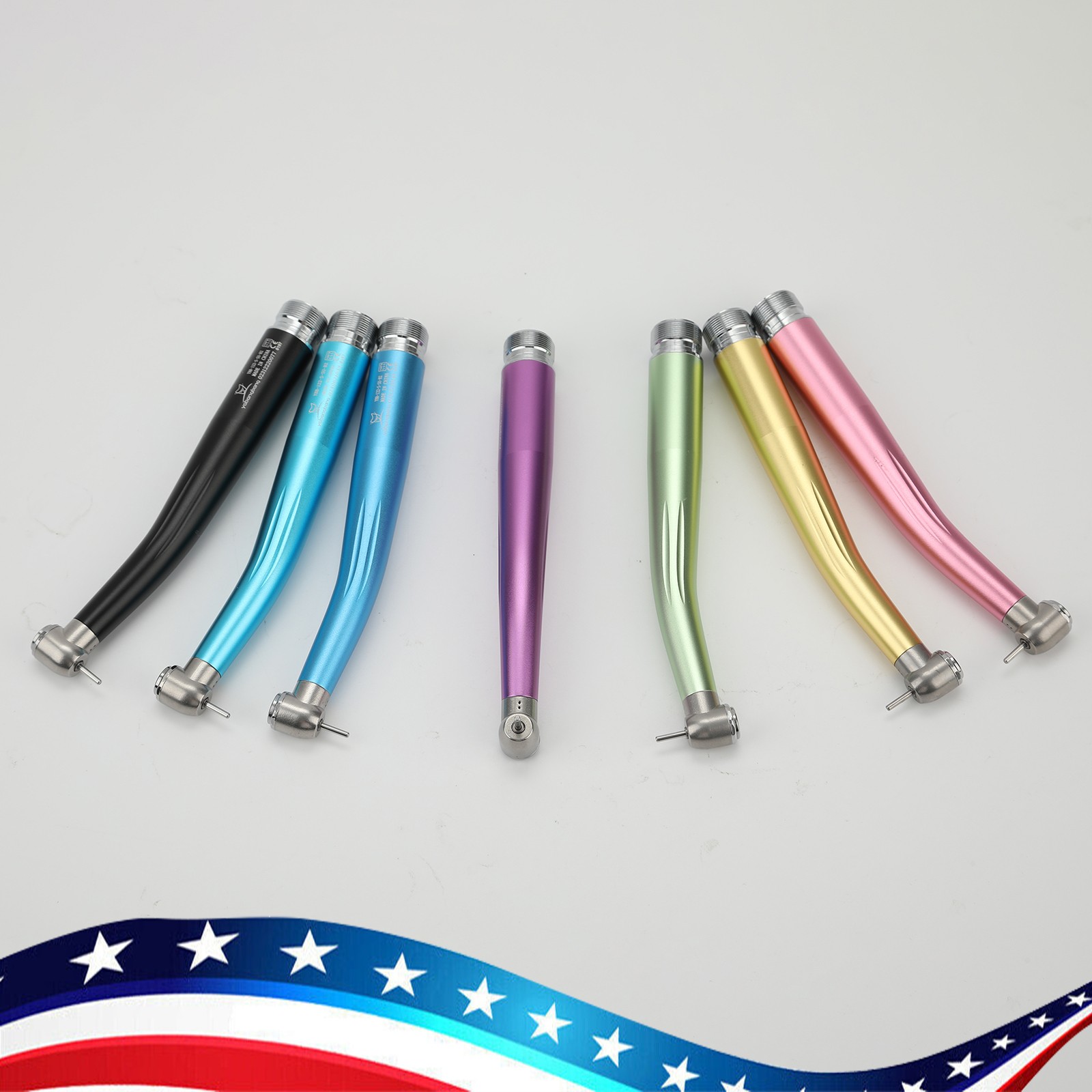NSK PANA MAX Style Dental High Speed Handpiece Turbine 2 Holes 7 Colors Rotor