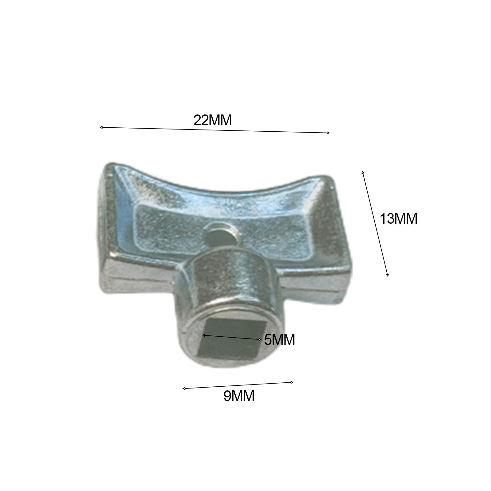 High Quality Exhaust Valve Key Key Shatterproof Material Square Socket