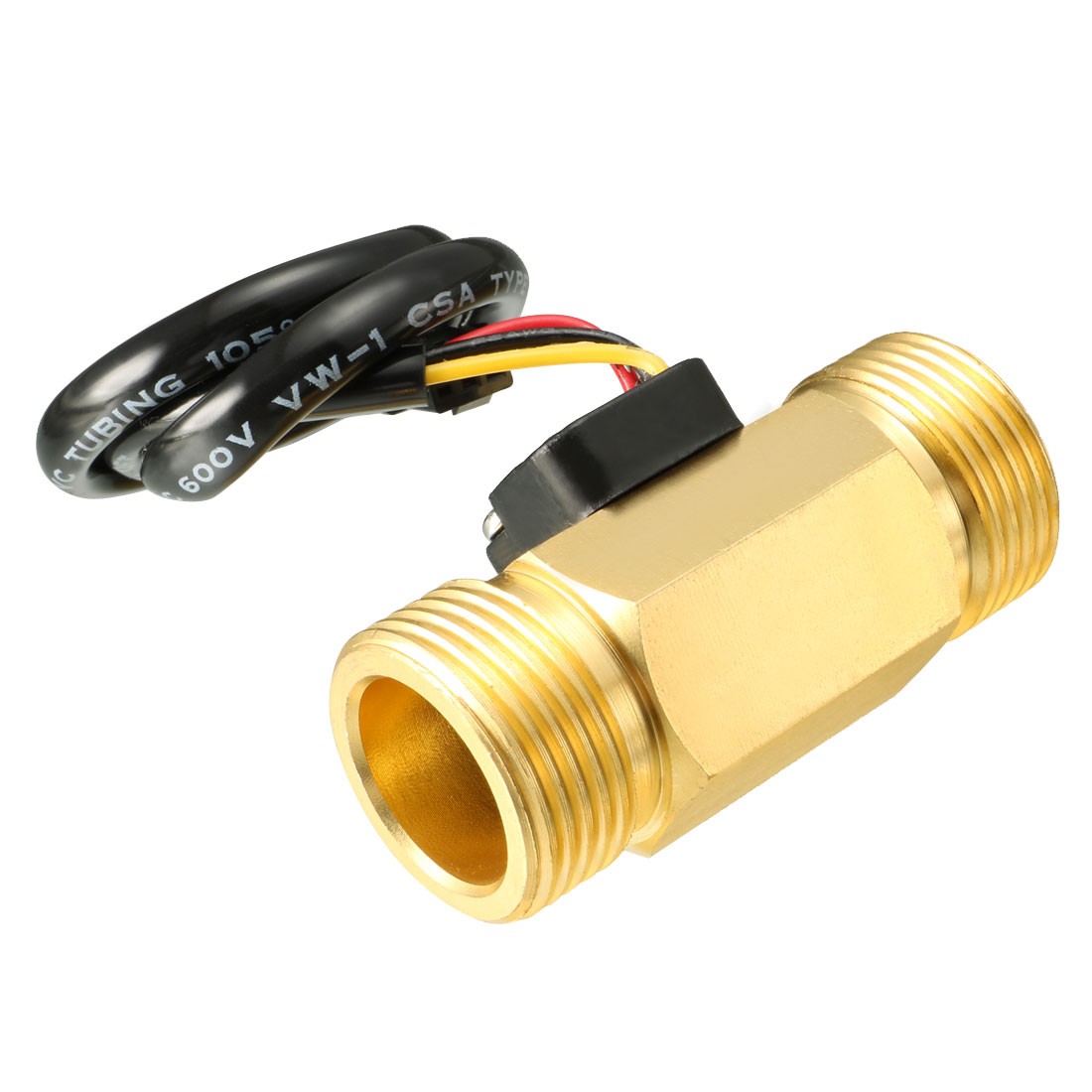 G3/4″ Hall Effect Liquid Water Flow Sensor Switch DC5V 2-45L/min SEN-HZ43WB