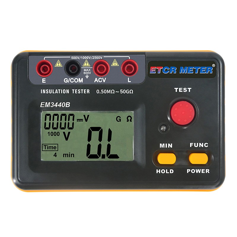 EM3440B Insulation Resistance Tester 0.5MΩ~50GΩ New