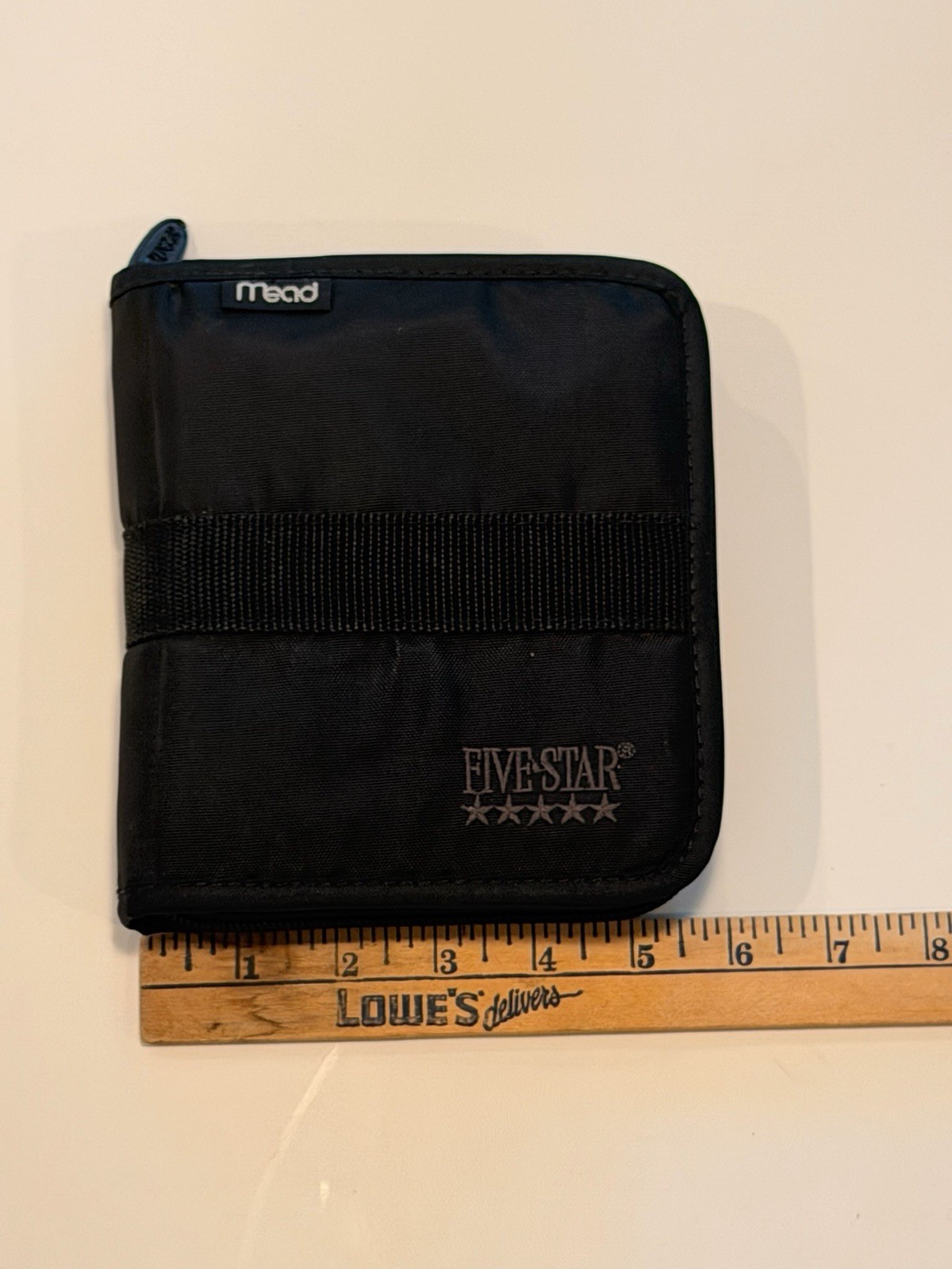 Mead Five Star Mini Fat Little Day Planner Black Vtg 1996 Unused Binder