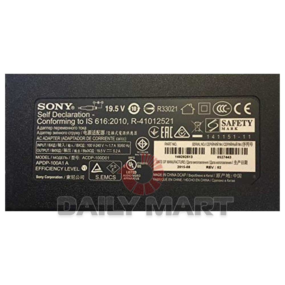 New In Box SONY ACDP-100D01 Power Adapter 19.5V5.2A