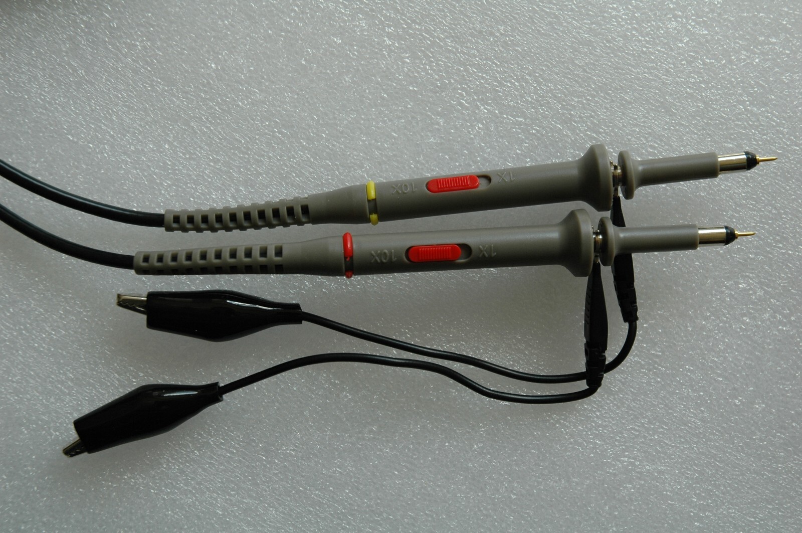 2x 100MHz Oscilloscope Scope analyzer Clip Probe test leads kit for HP Tektronix