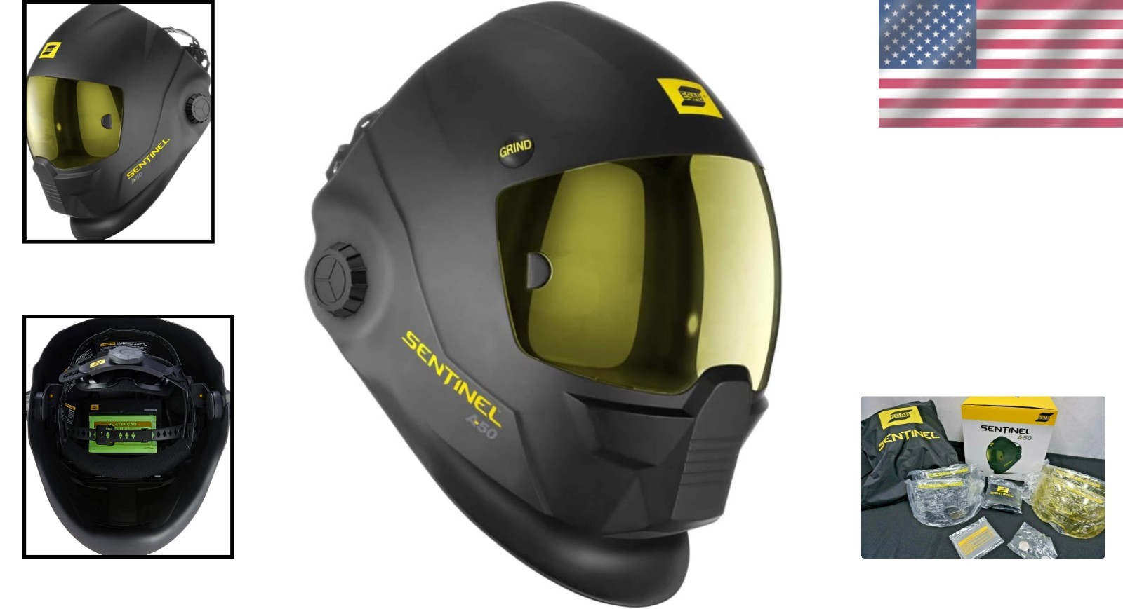 ESAB Sentinel A50 Auto-Darkening Welding Helmet: Safety Gear for Pros