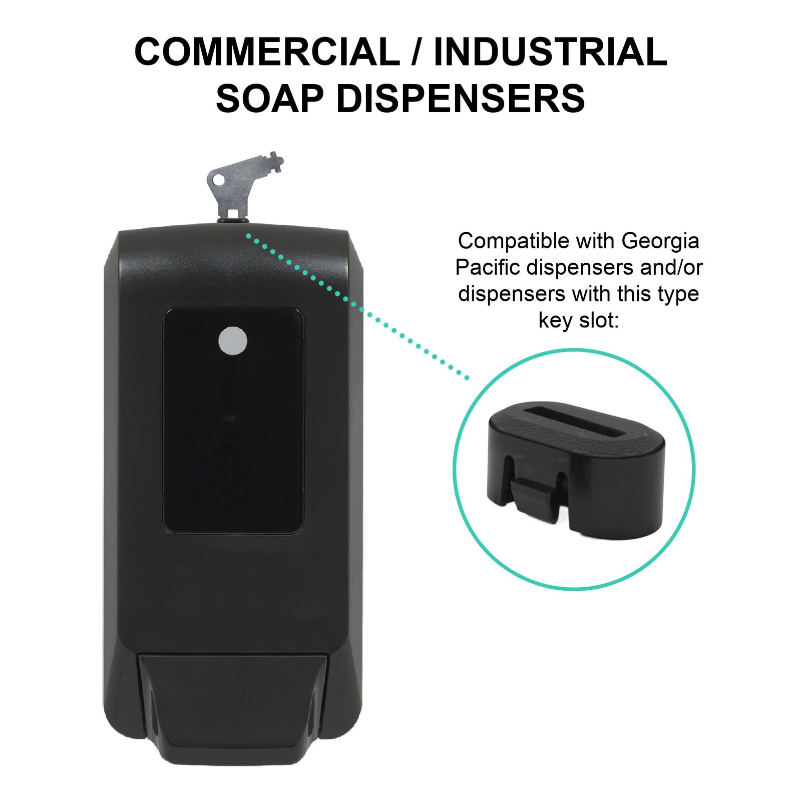 Paper Towel Dispenser Key 3-Pack Commercial Machines Janitorial Supplies