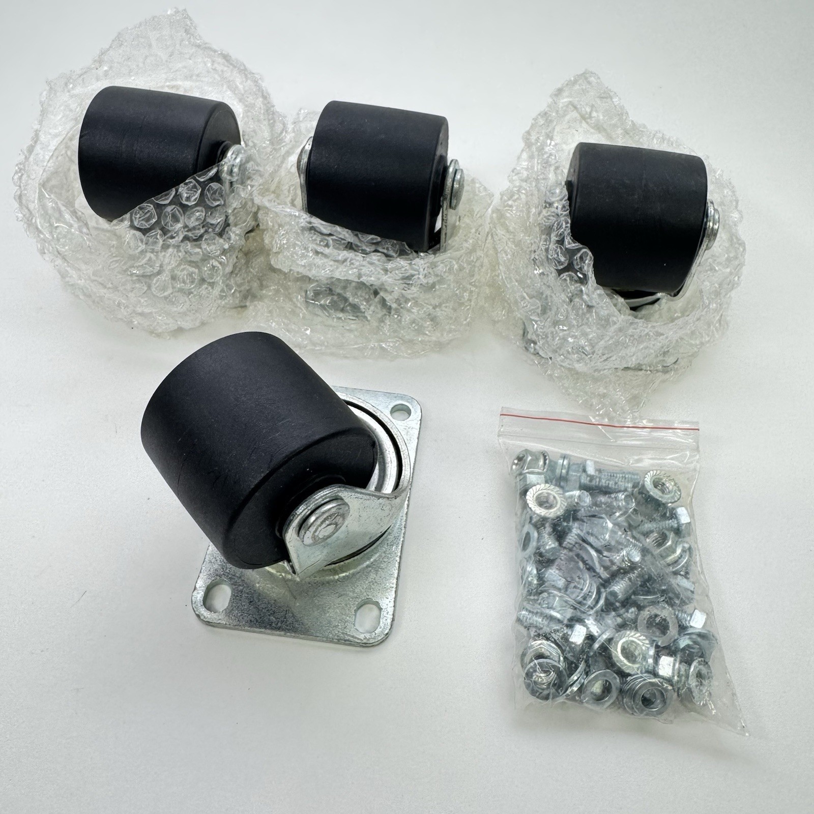 SRCaster AC7141 Heavy Duty Caster Wheel Set New Open Box Casters 4 Pack