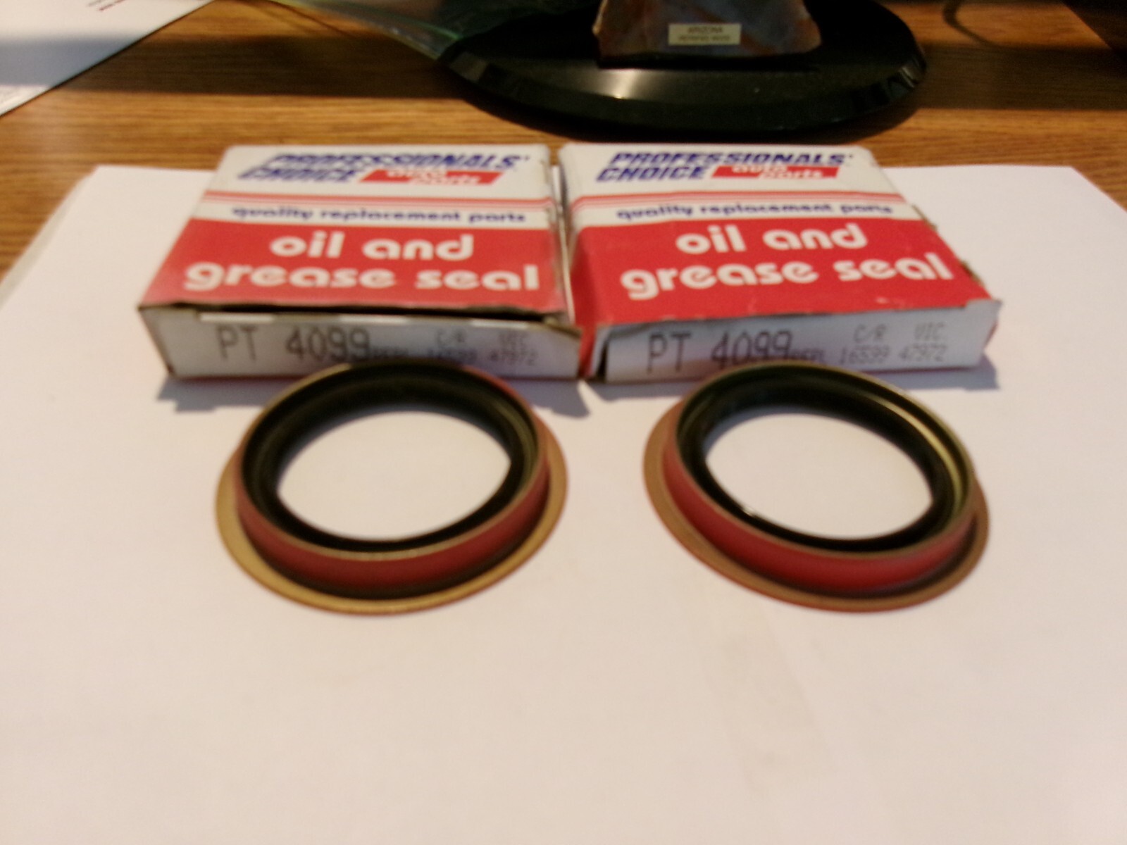2 (TWO) PROFESSIONAL CHOICE 4099 OIL SEALS = $11.98 = $5.99 EACH = FREE SHIP