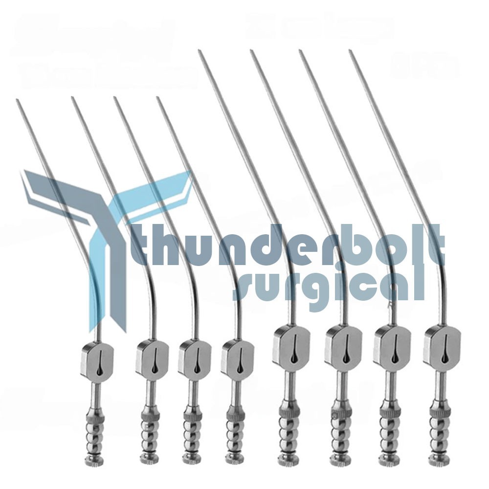 Fukushima Teardrop Suction Tube Fr 6,8,10,12 Medium & Large 8 PCs Set Surgical S