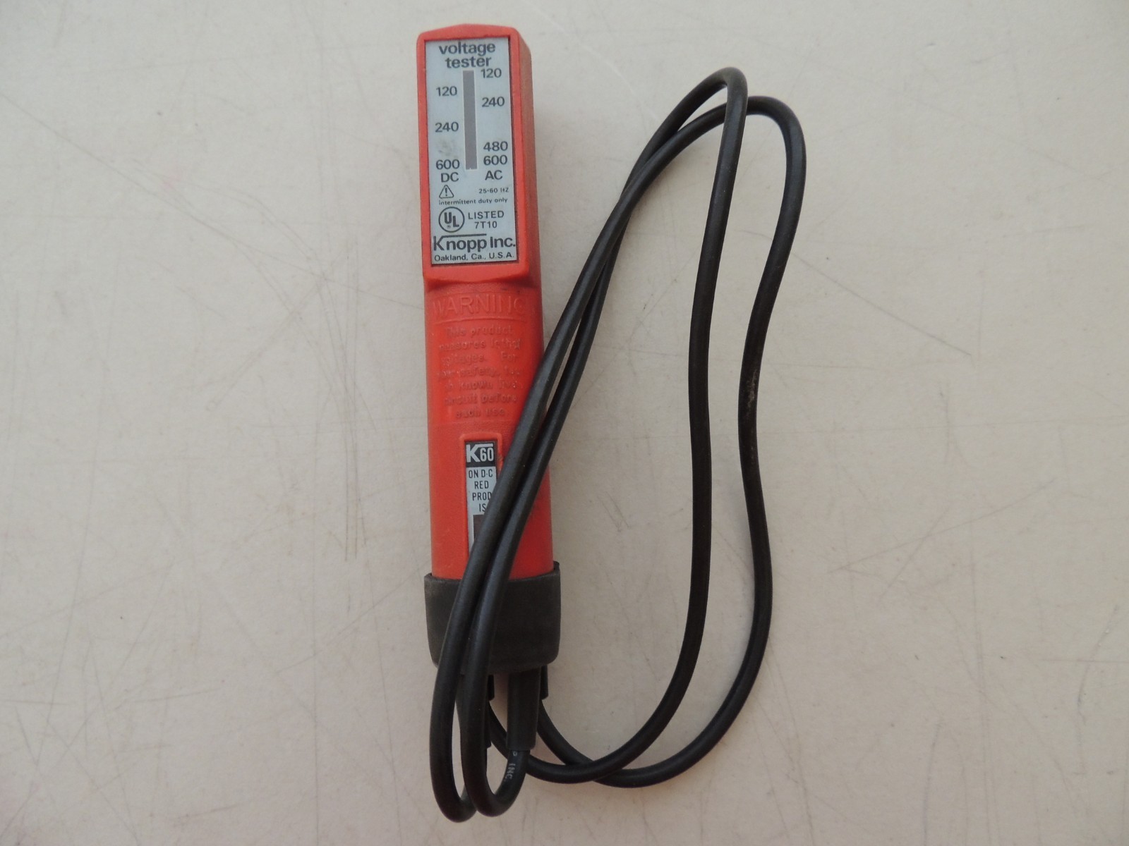 Knopp K60 Voltage Tester 120V – 600V AC / DC – Tested Working