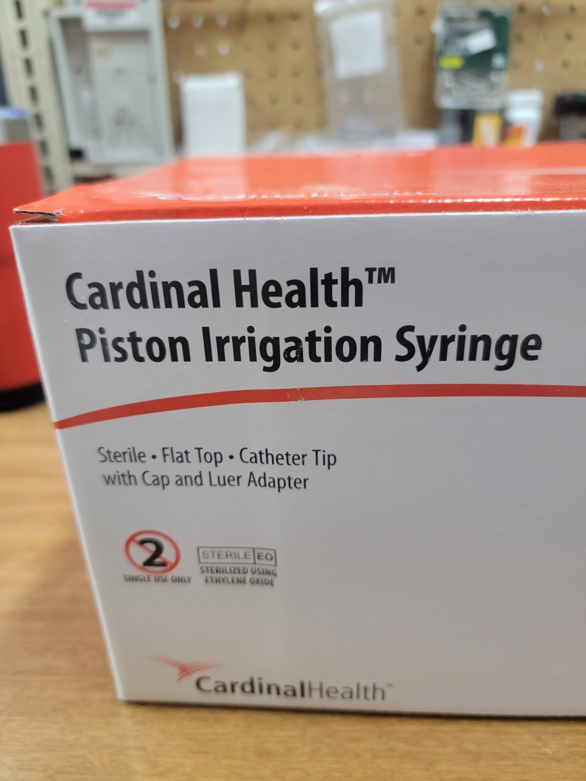 Cardinal 60cc Piston Irritation Syringe 60mL SYRINGE ONLY, Sterile, 25pk