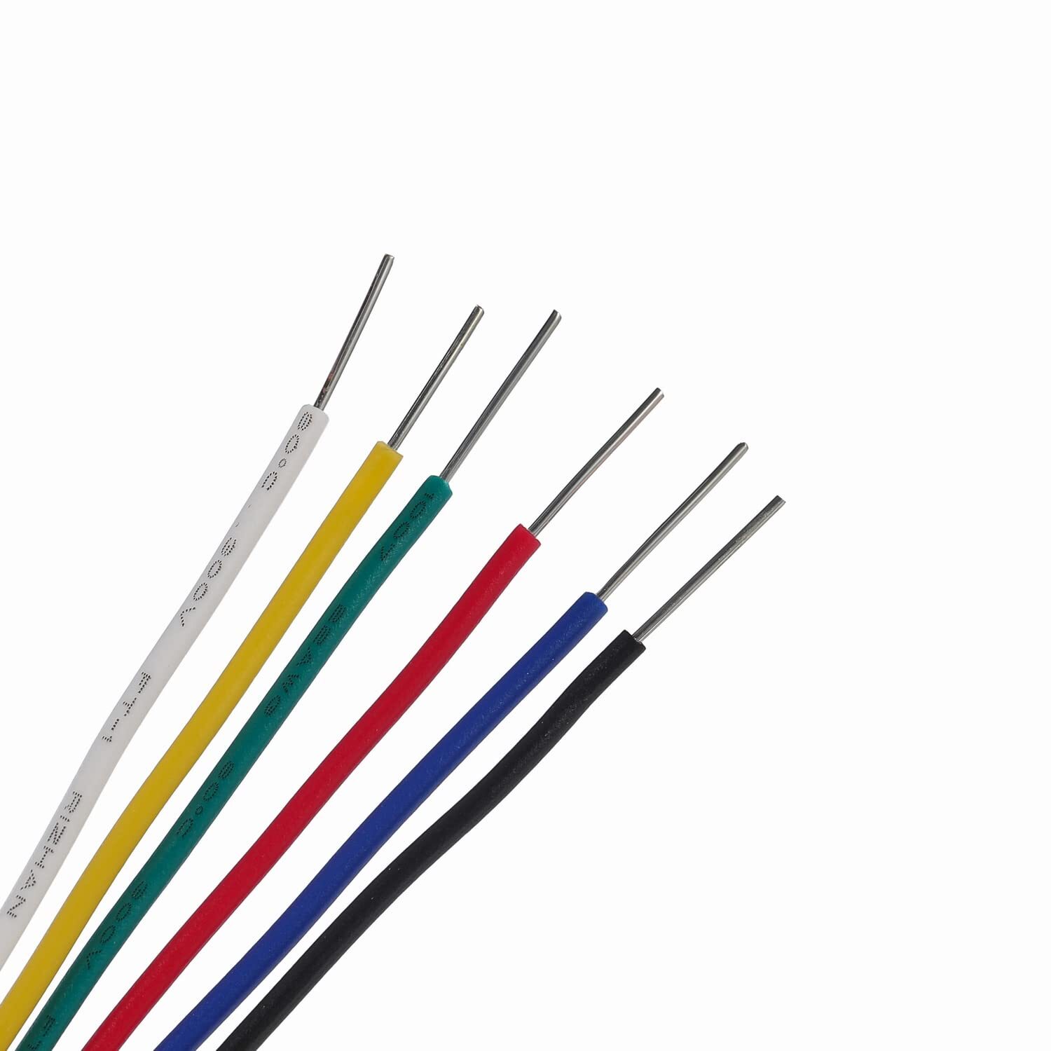 18 Awg Solid Wire Kit 20Ft Tinned Copper Pvc Insulation 6 Colors Prototyping