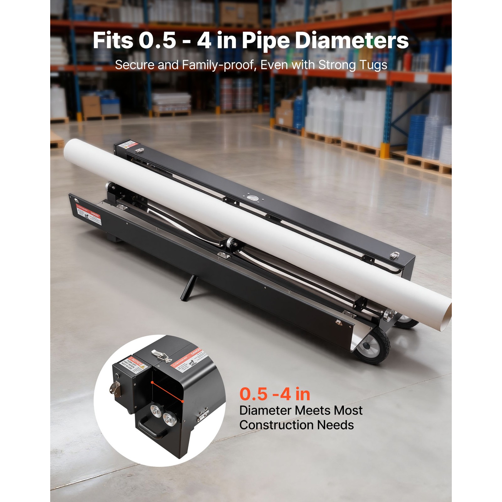 Uimoso 1/2″ – 4″ Electric PVC Conduit Heater Bender for Pipe Bending 2200W Power