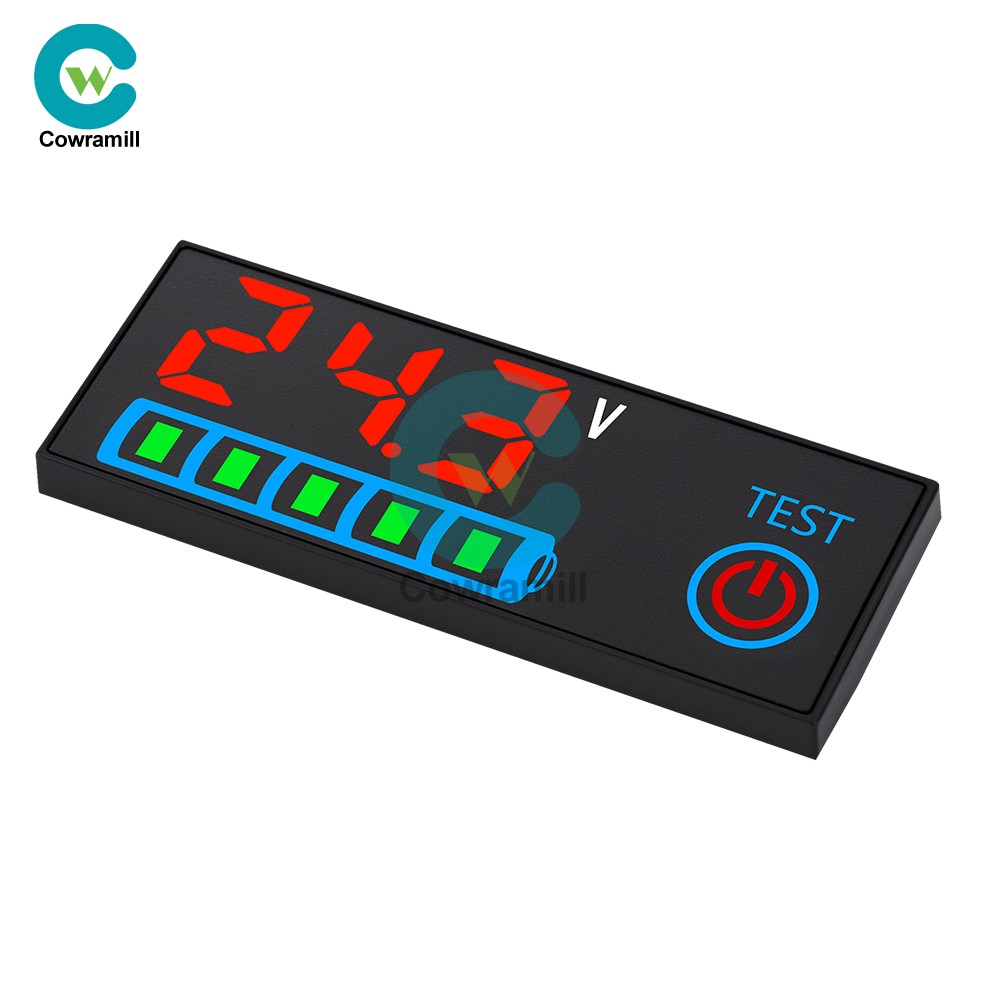 DC 7-55V LED Indicator Voltage Acid/Li-ion Universal Battery Charge Indicator