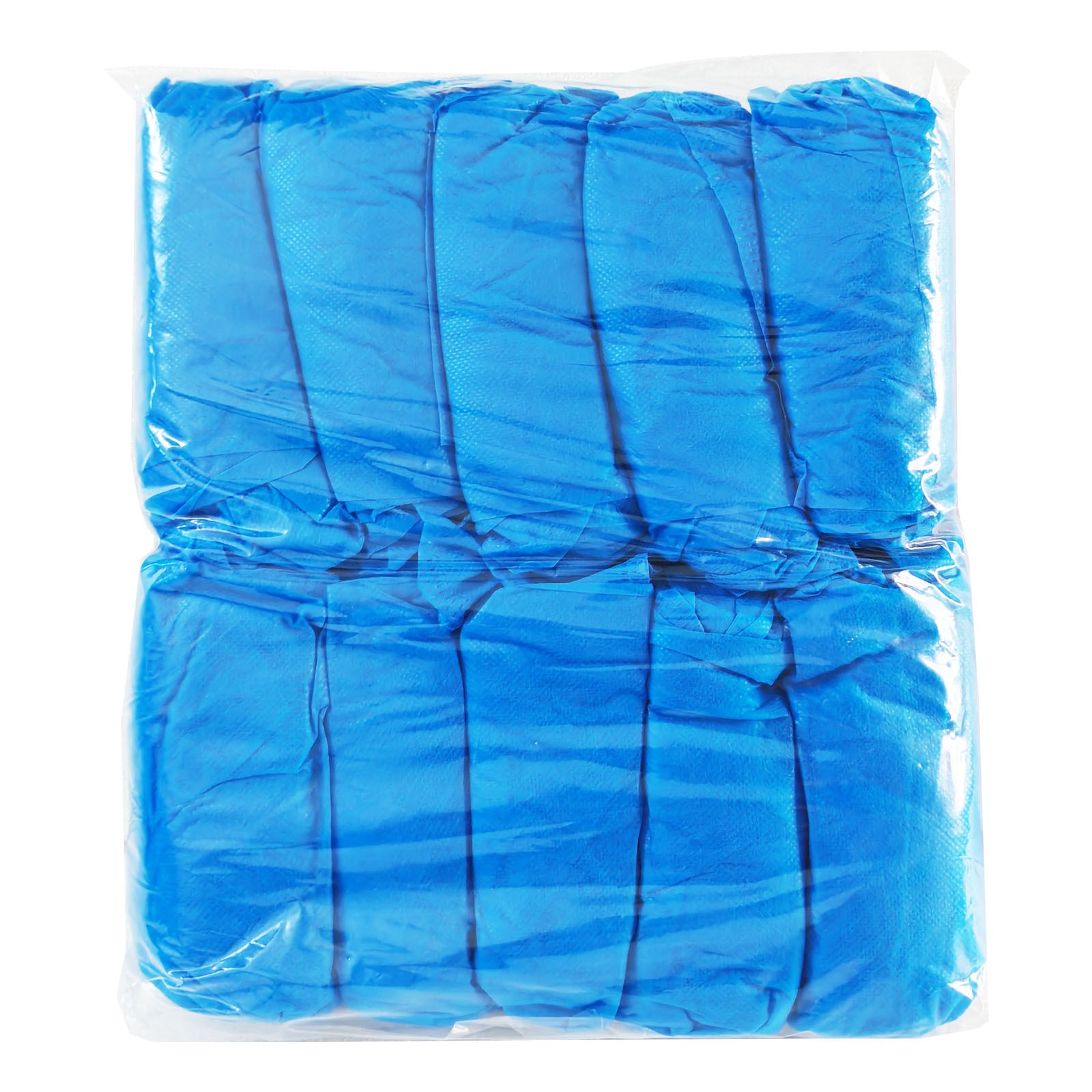 Blue Disposable Non-woven Shoe Covers Medical Lab Supplies Dust Proof 50 Pairs
