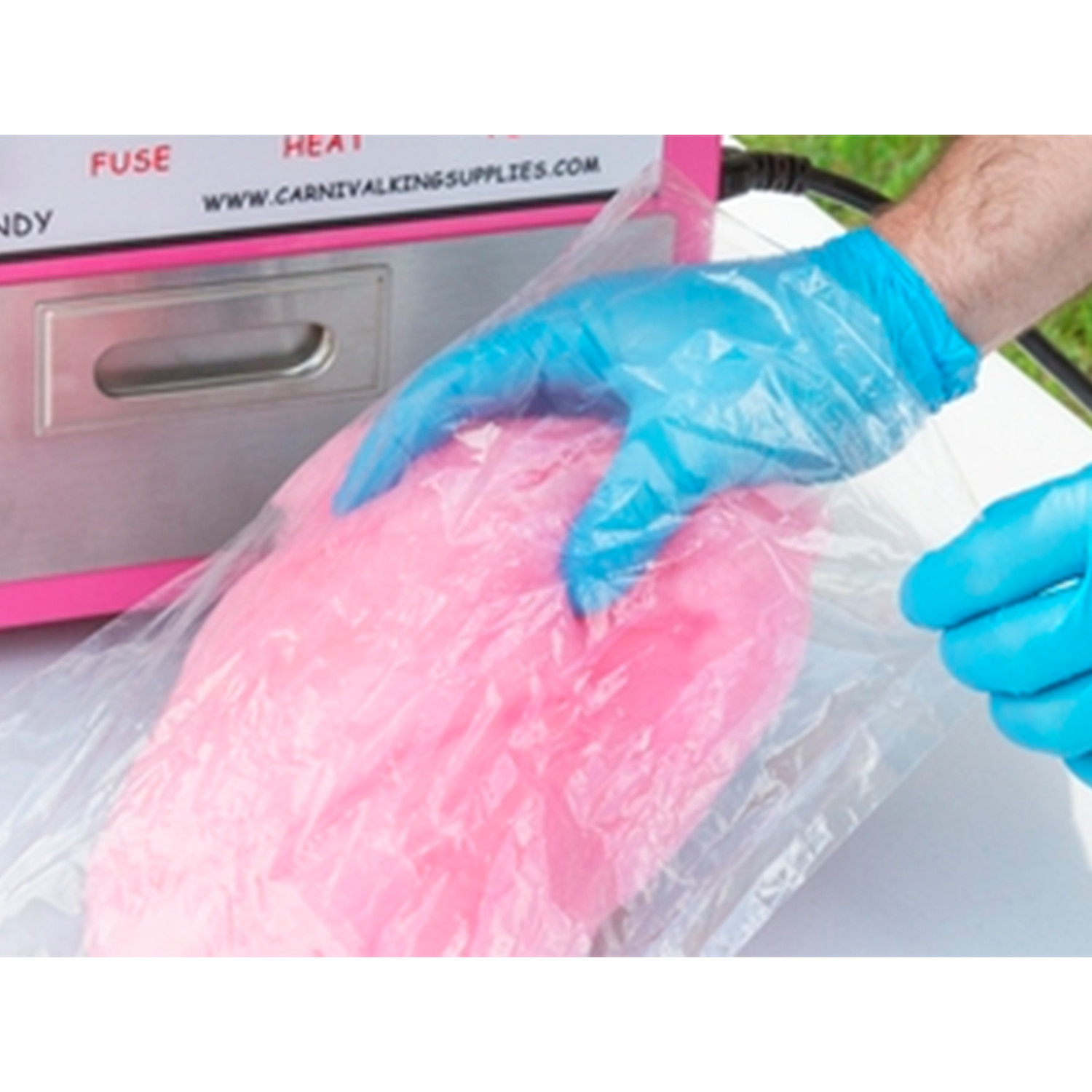 (1000-Pack) Clear Plastic Unprinted Cotton Candy Bags 11.5″ x 18.5″ Snack Bag