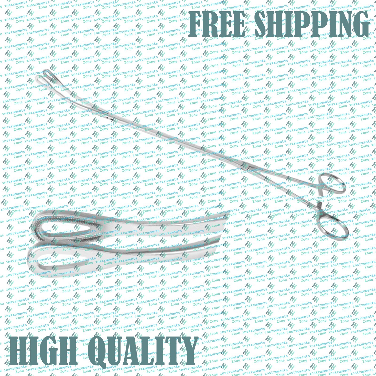 MIS Sponge Forceps 360mm x 10mm | Thoracoscopic VATS Cardiovascular Clamp