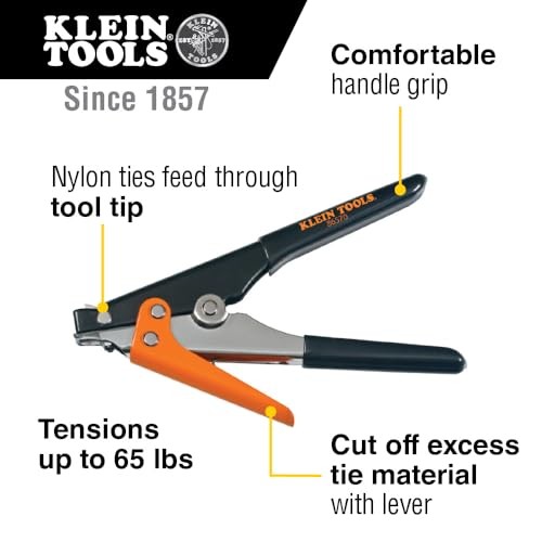 Nylon Tie Wrap Tensioning Panduit Zip Cable Gun Tightener Crimper Cut Strap Tool