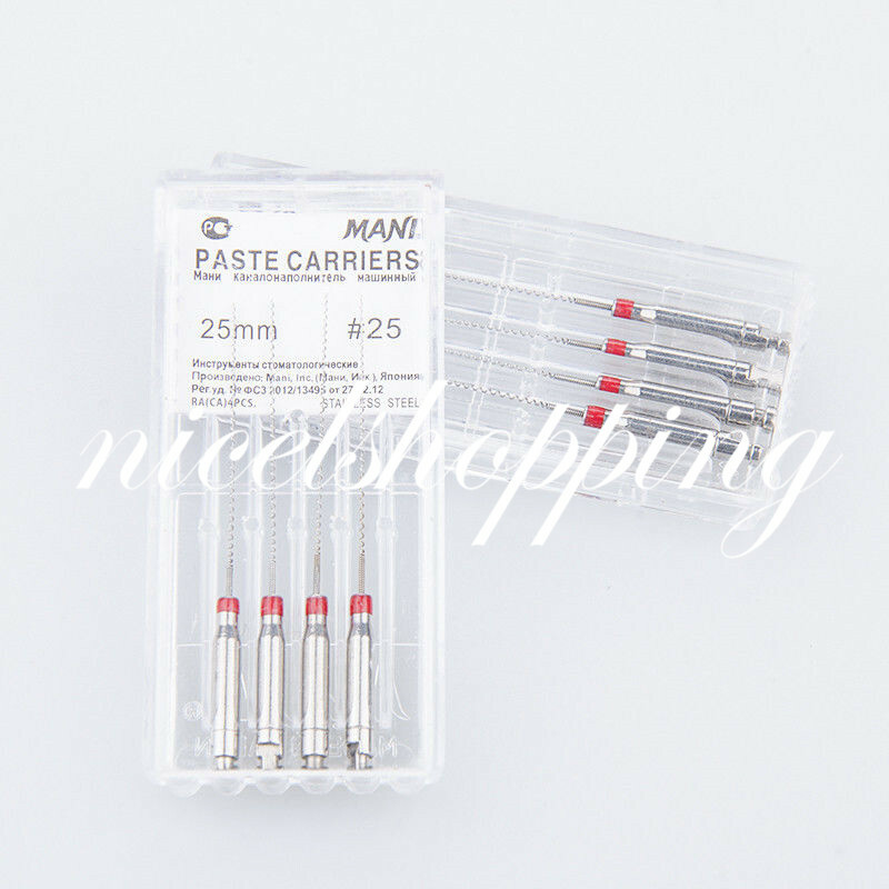 Dental Spiral Fillers Paste Carrier Engine Use Stainless Steel 21/25mm 25-40
