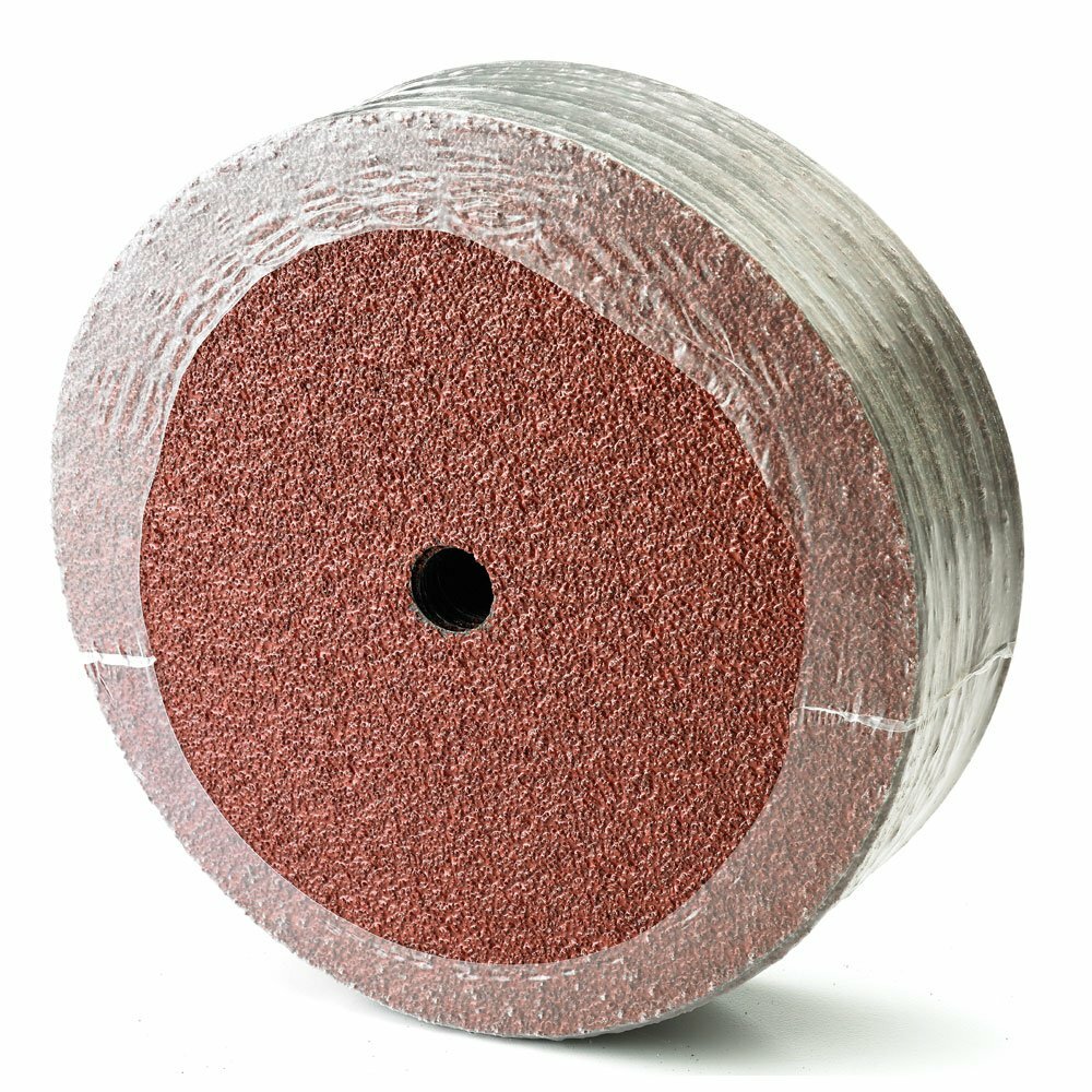 25 Pack – 9″ Black Hawk 24 Grit A/O Resin Fiber Disc Grinding & Sanding Discs