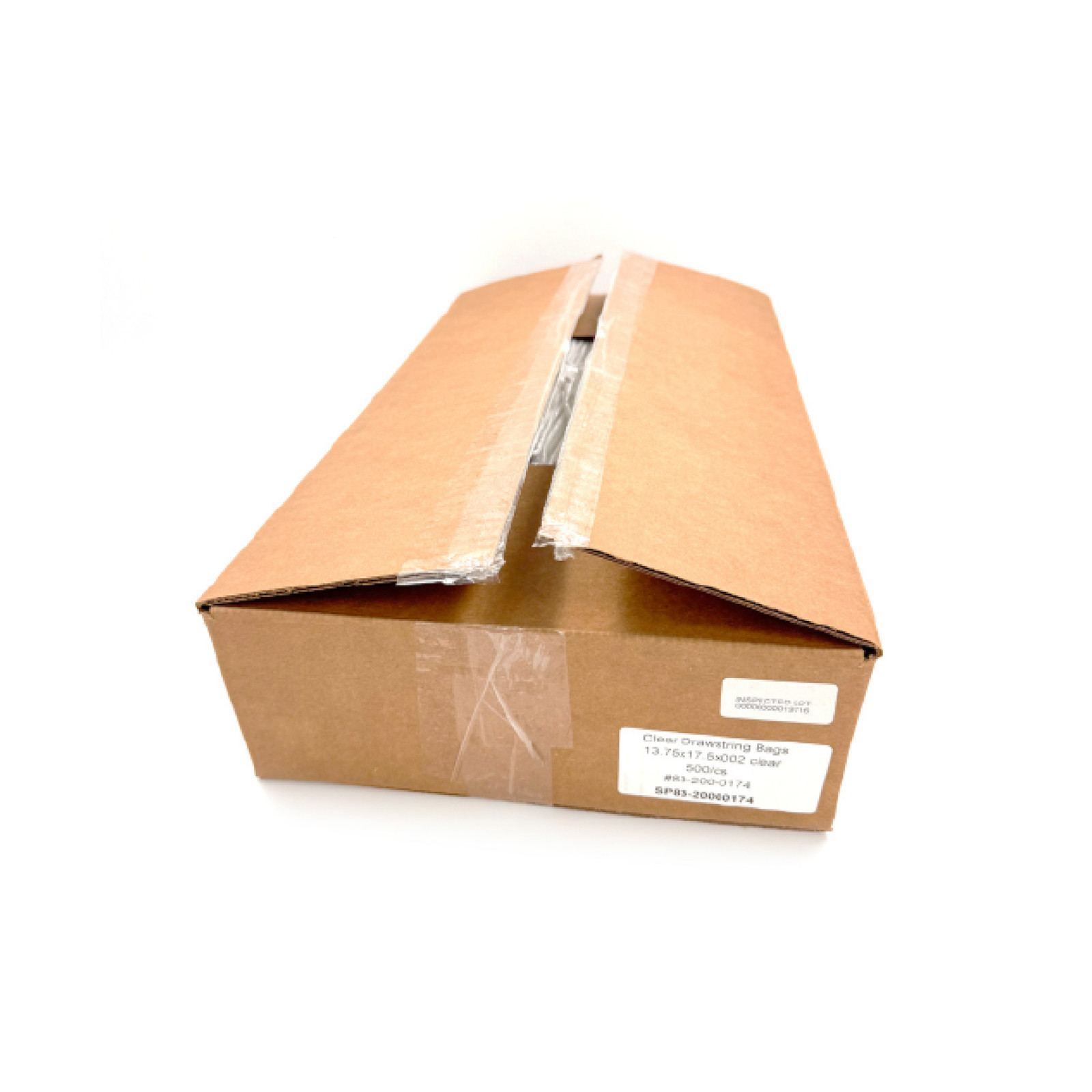 Clear LDPE Drawstring Bags – 500 Bags