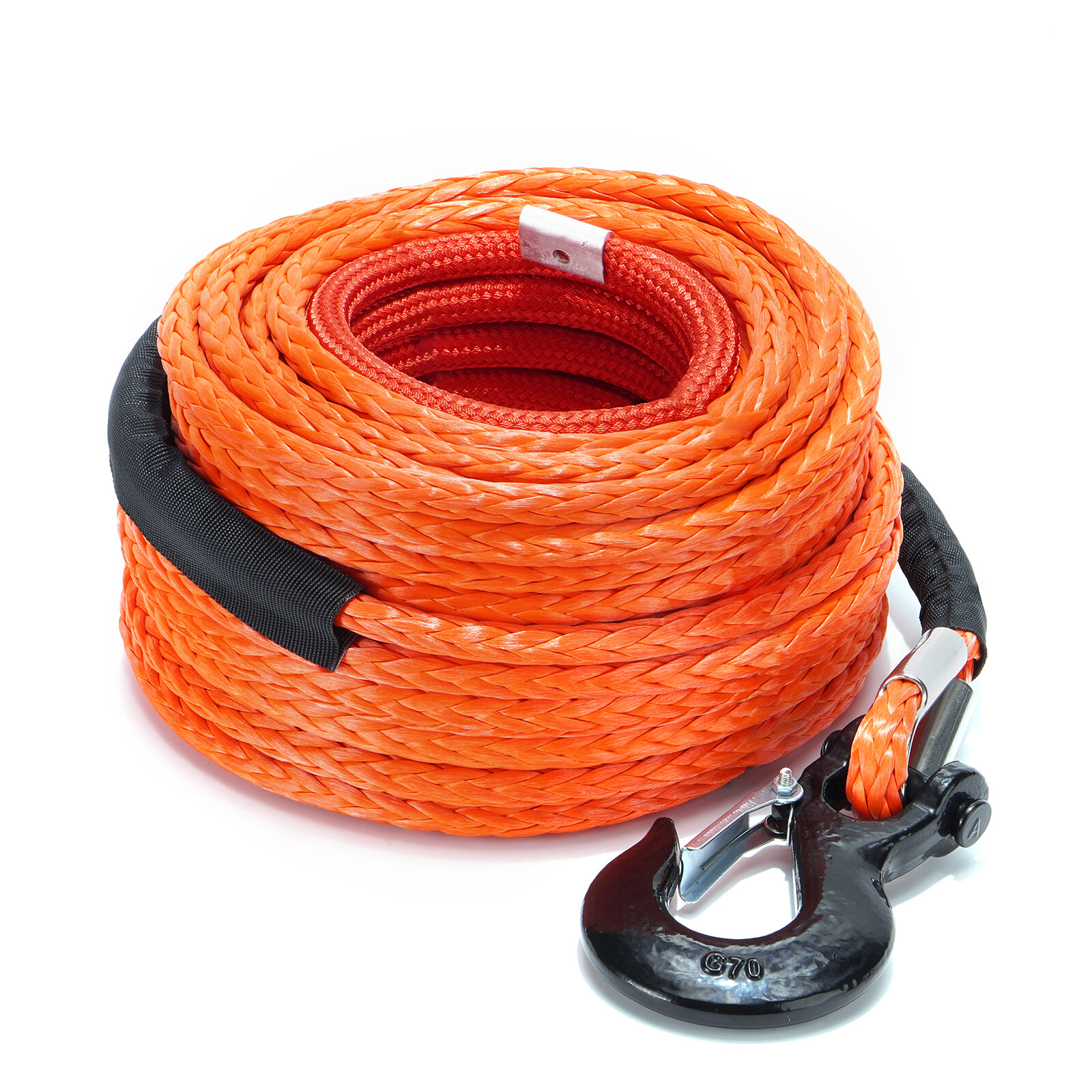 1/2″x100ft 32000lbs Synthetic Winch Rope Winch Line Cable Recovery 4WD ATV SUV