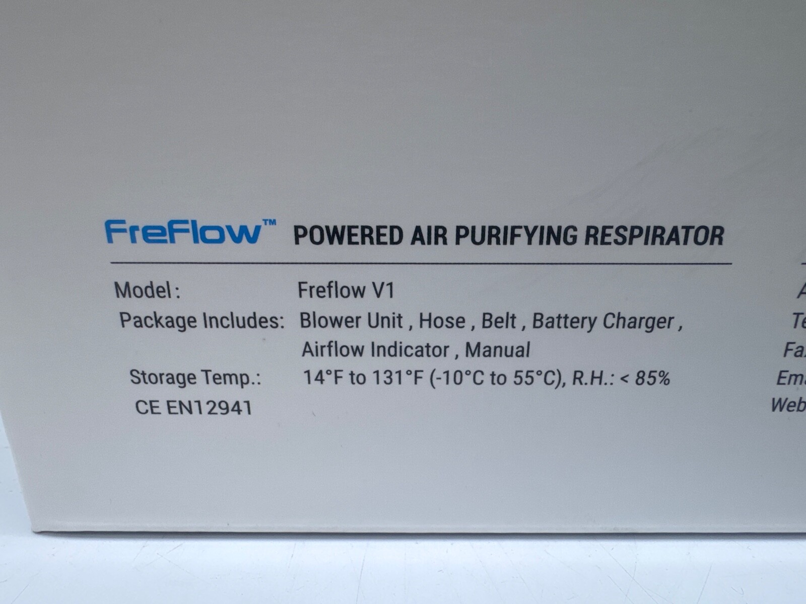 TECMEN Freflow V1 includes Blower Unit,Hose,Belt,Battery Charger,Airflow Indicat