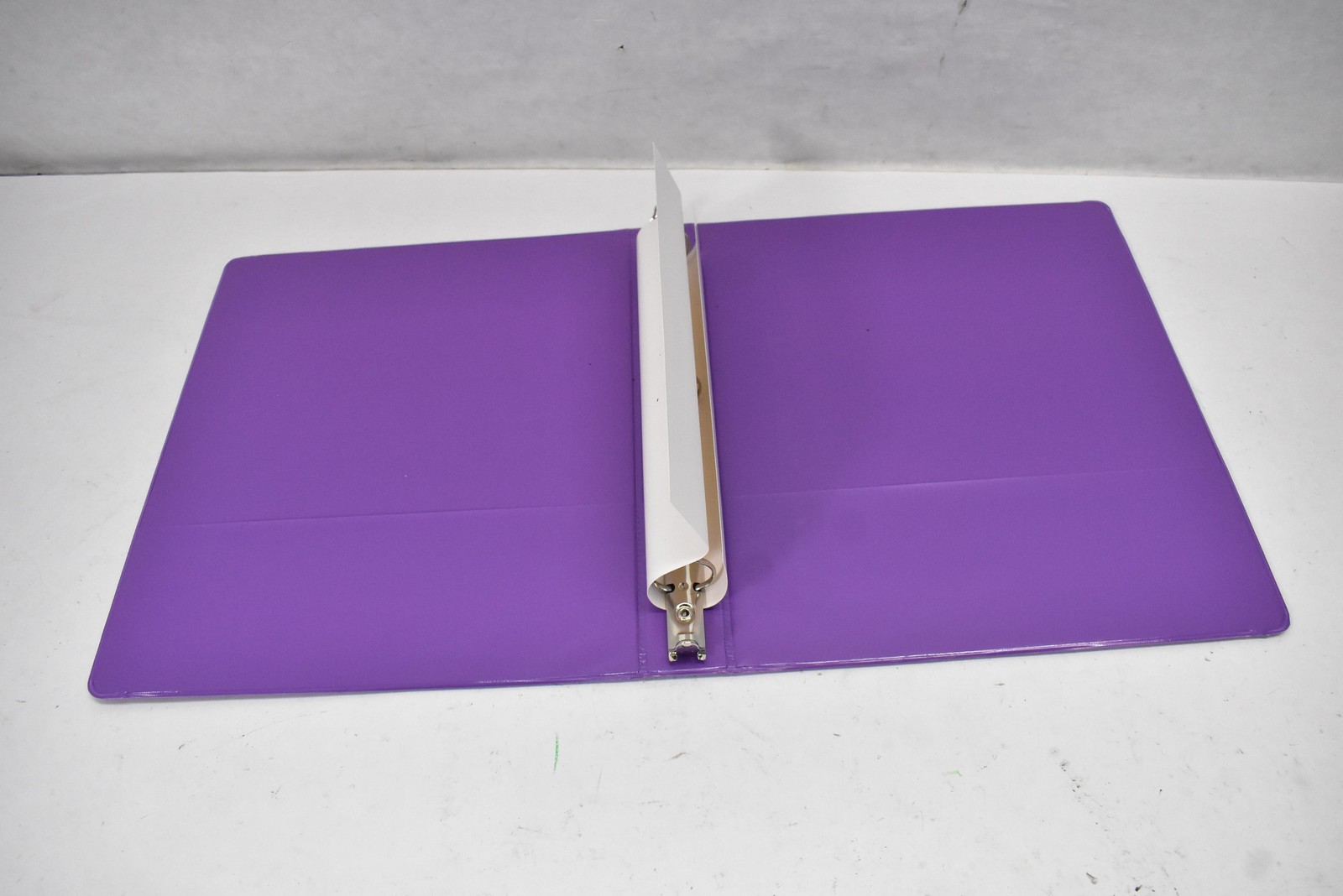 Lot Of 3 Purple 1in 3 Ring Daily Use Binder Vinyl Front Insert Pocket