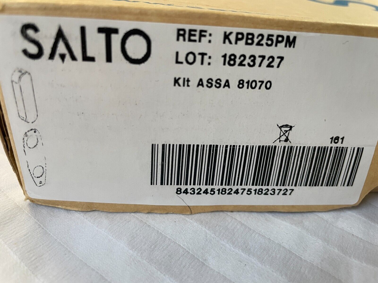 Salto KPB25PM Adaptor KIT Escucheon models si450, si454, si650, si654 see below