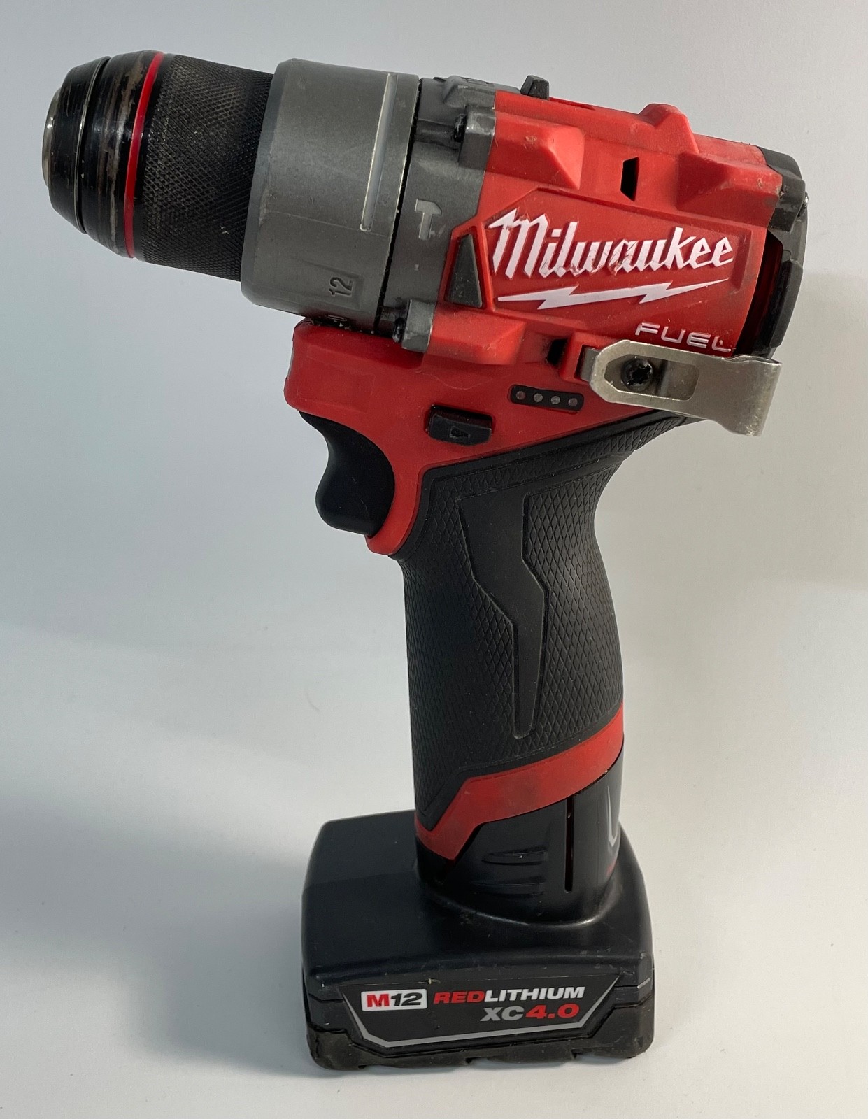 Milwaukee Fuel M12 (3404-20) – 12V 1/2″ Hammer Drill Driver w/ XC 4.0 Battery