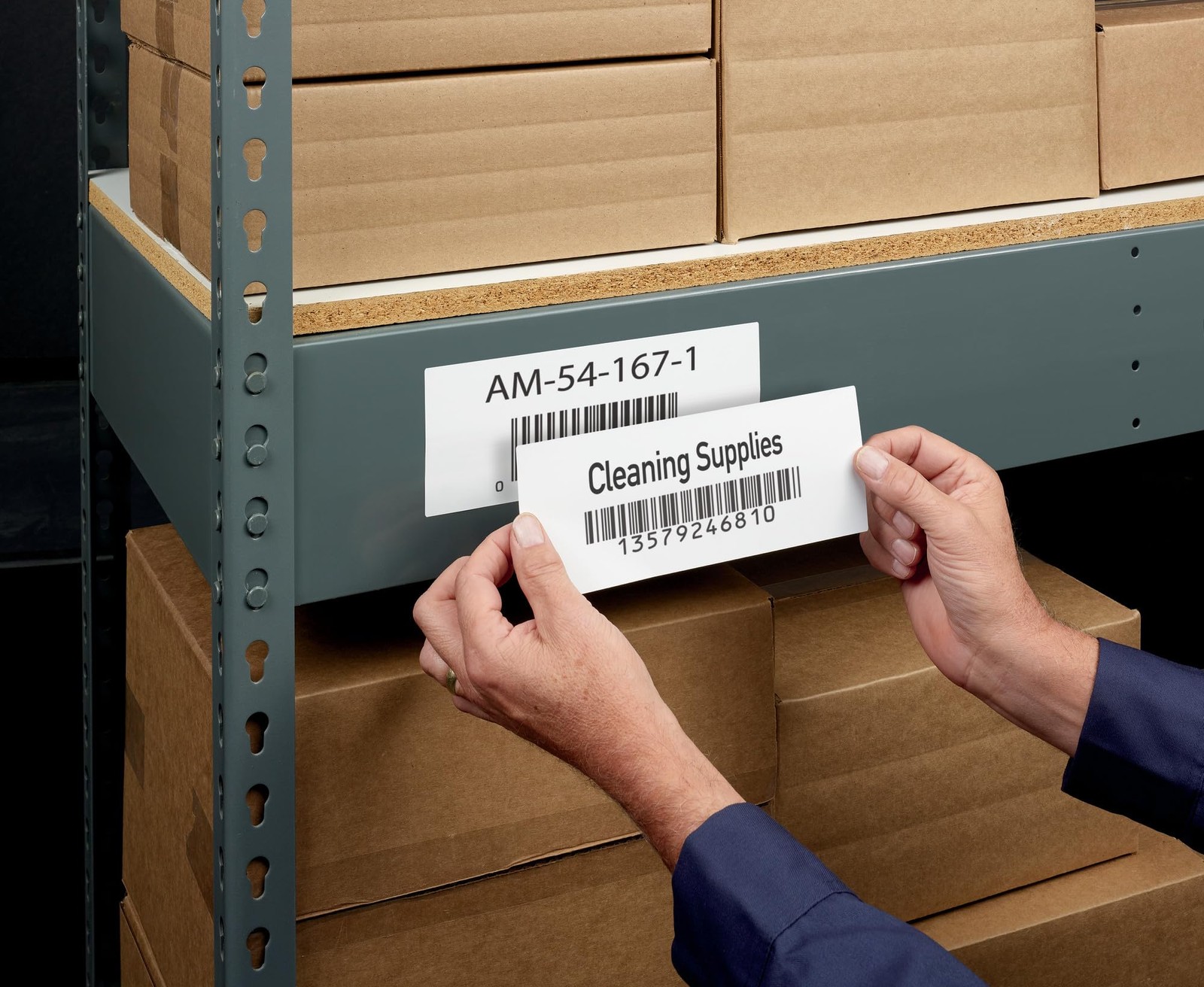 Avery Durable White Cover Up ID Labels Laser Printer 3.25×8.375, 150 Pack