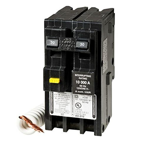 Square D HOM230GFI Plug In Circuit Breaker 2P 30 Amp 120/240Vac/48Vdc