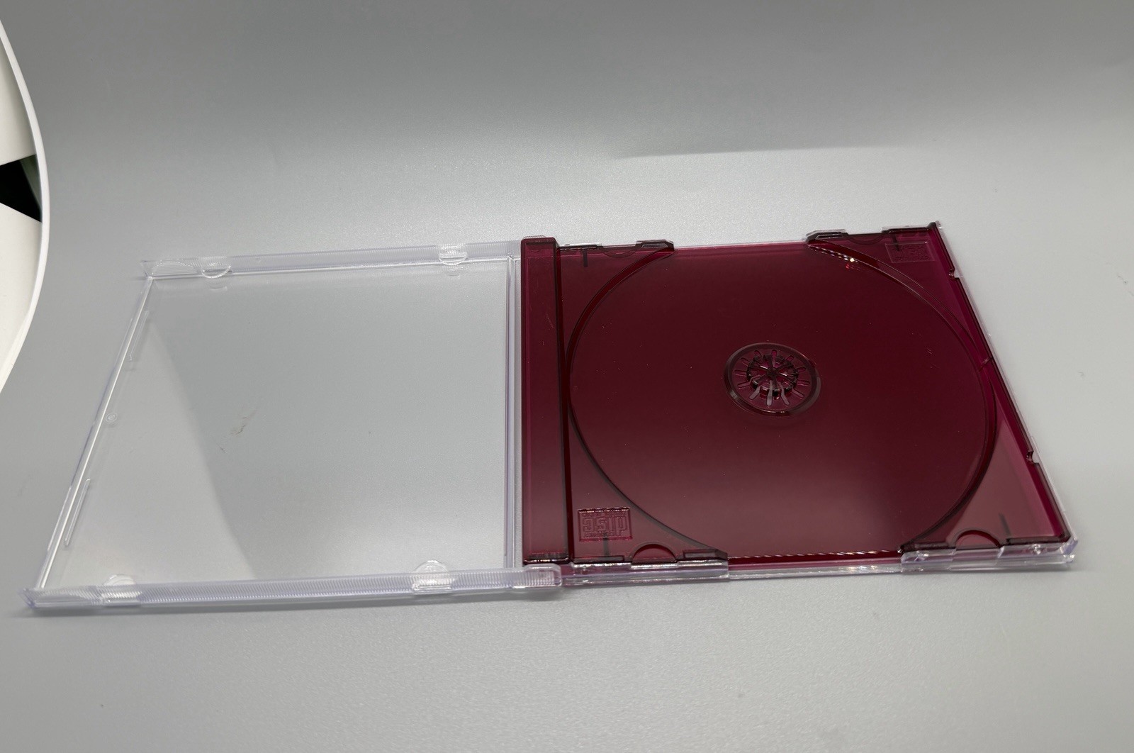 10 PCS NEW Rare 10.4mm Single CD Jewel Cases, Ruby Tray, Made in USA