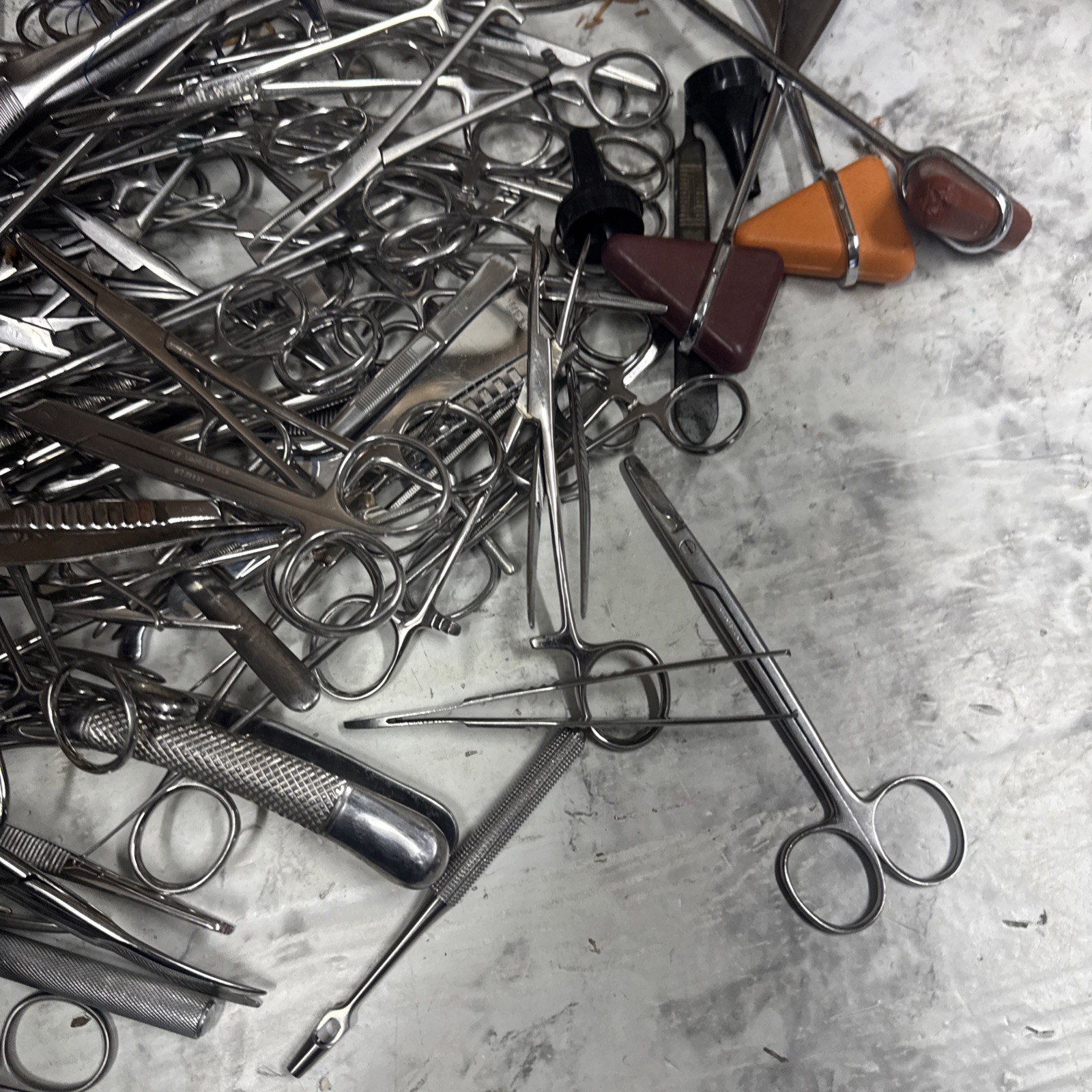Lot of 90 Various Brand & Size OR Medical Surgical Instruments Stainless Steel