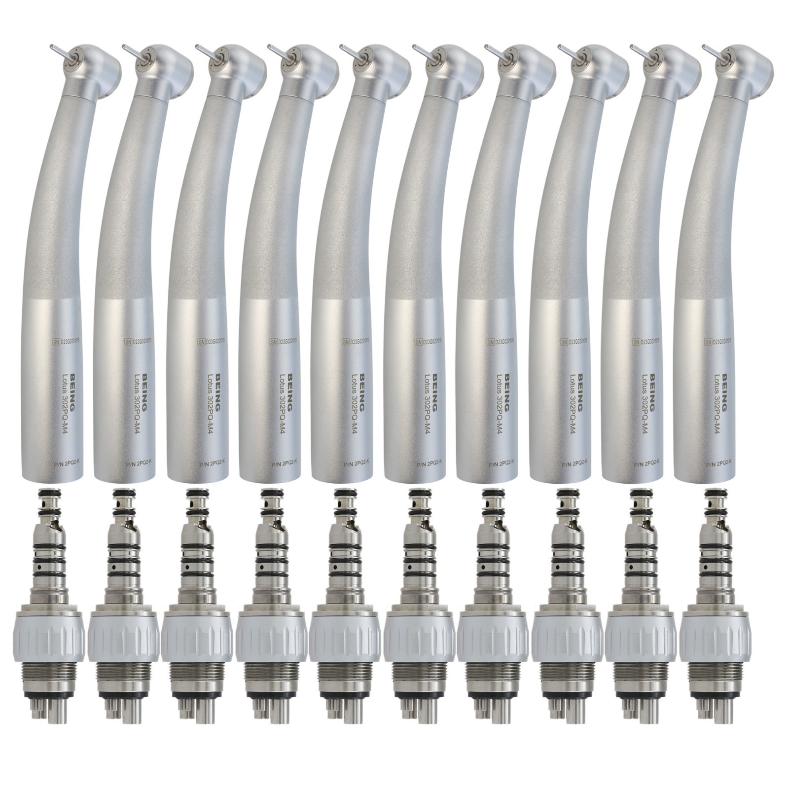 10 BEING Dental High Speed Handpiece Air Turbine 4 Hole KAVO MULTIflex Coupler