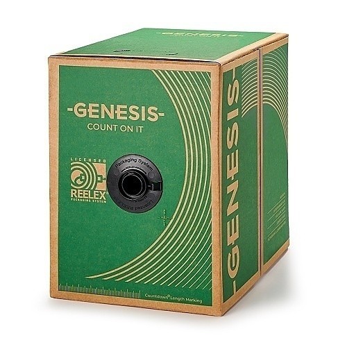 Genesis 22041109 22/4 Stranded Shielded Cable Gray 1,000 ft Box