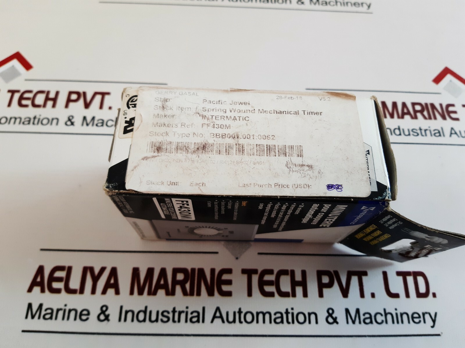 Intermatic ff430m spring wound mechanical timer set 30 minutes