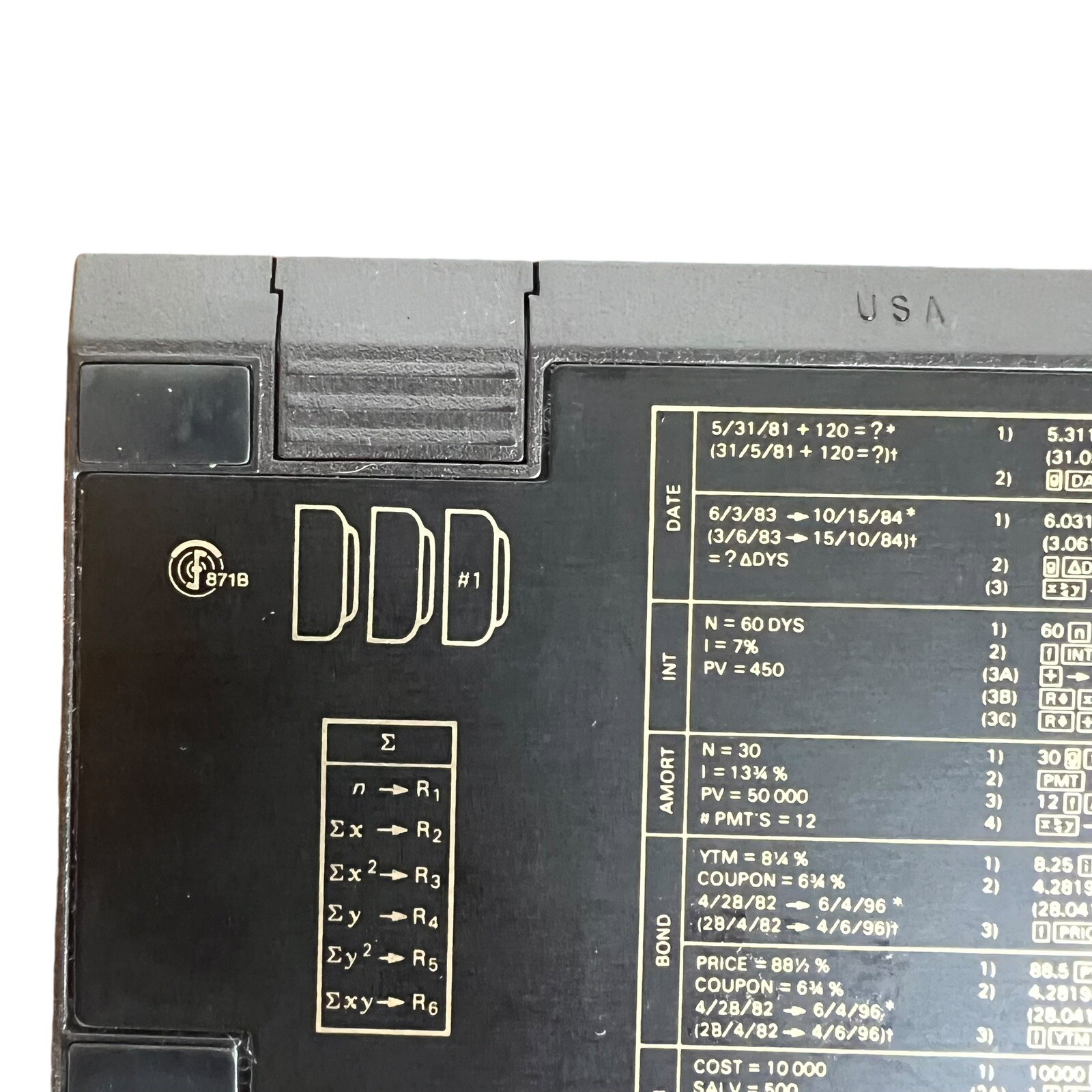 VINTAGE Hewlett Packard HP 12C Financial Calculator With Case **TESTED**