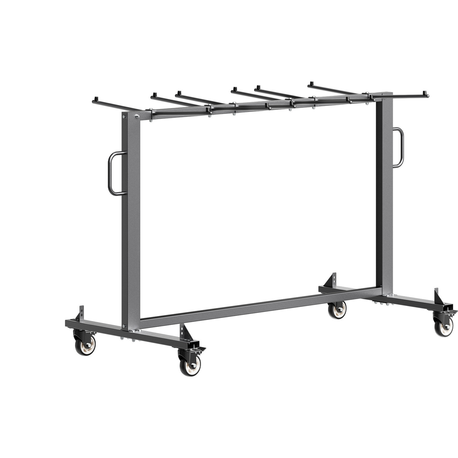 Folding Chair Rack Cart for 42 Chairs or 12 Tables of 400 LBS with Wheels