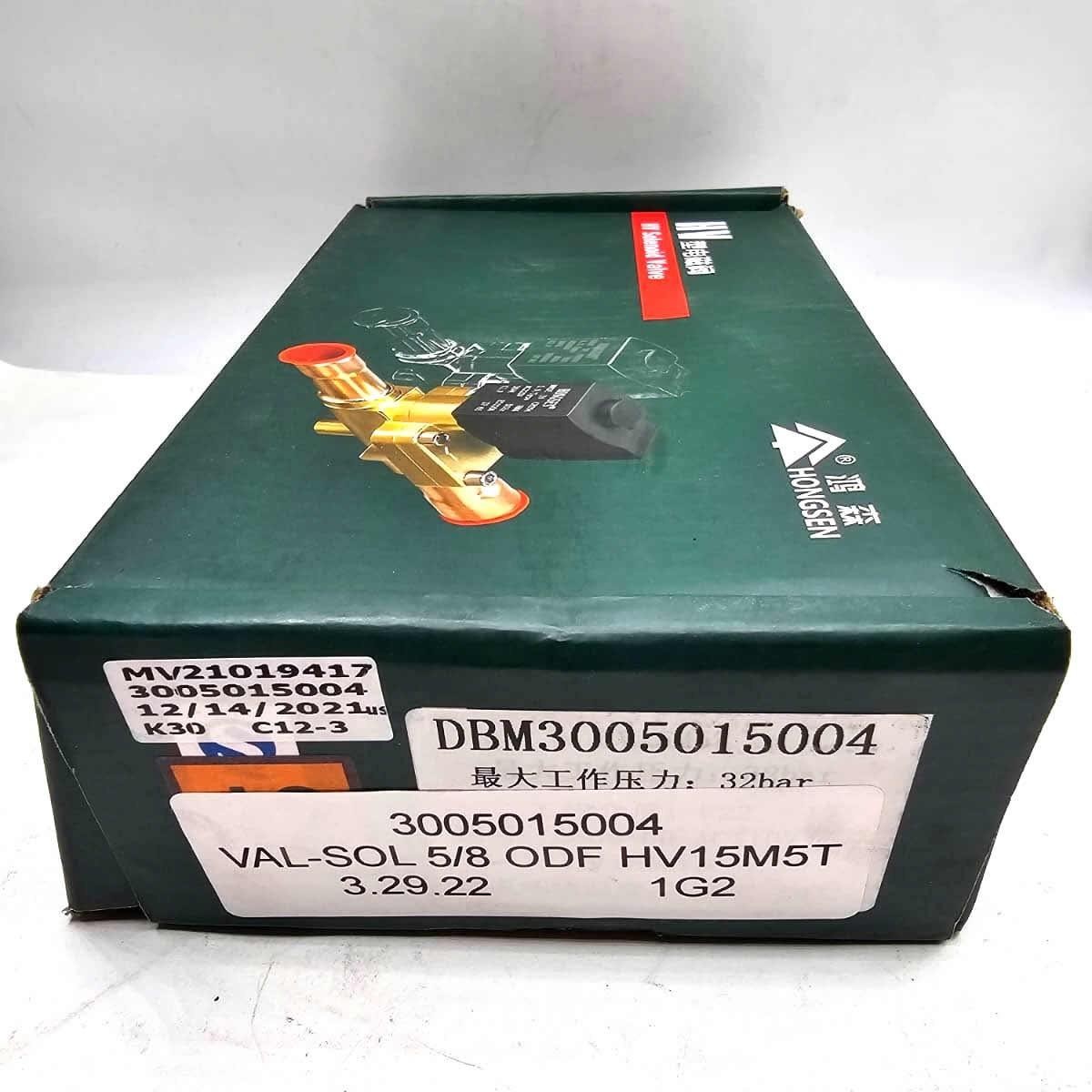 Solenoid Valve 5/8 in ODF HV15M5T with coil 220V HONGSEN 3005015015004
