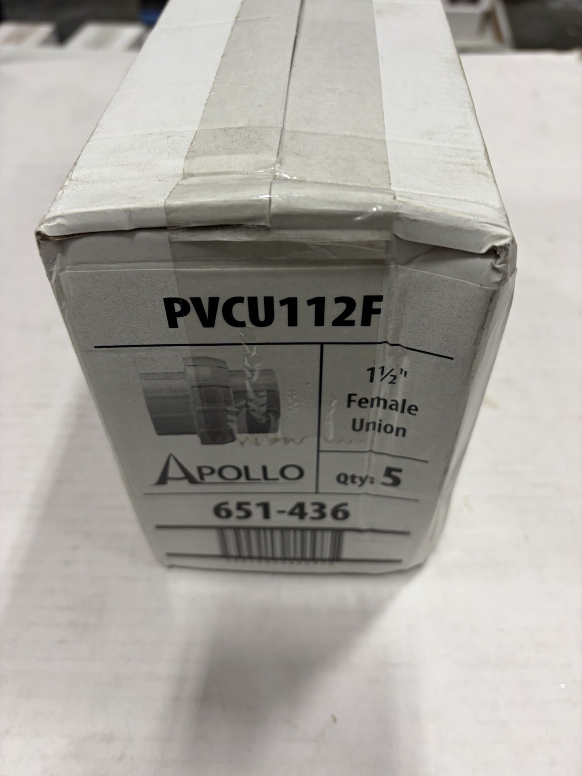 Apollo PVCU112F 1-1/2 in. x 1-1/2 in. PVC FIP x FIP Union (Pack of 5)