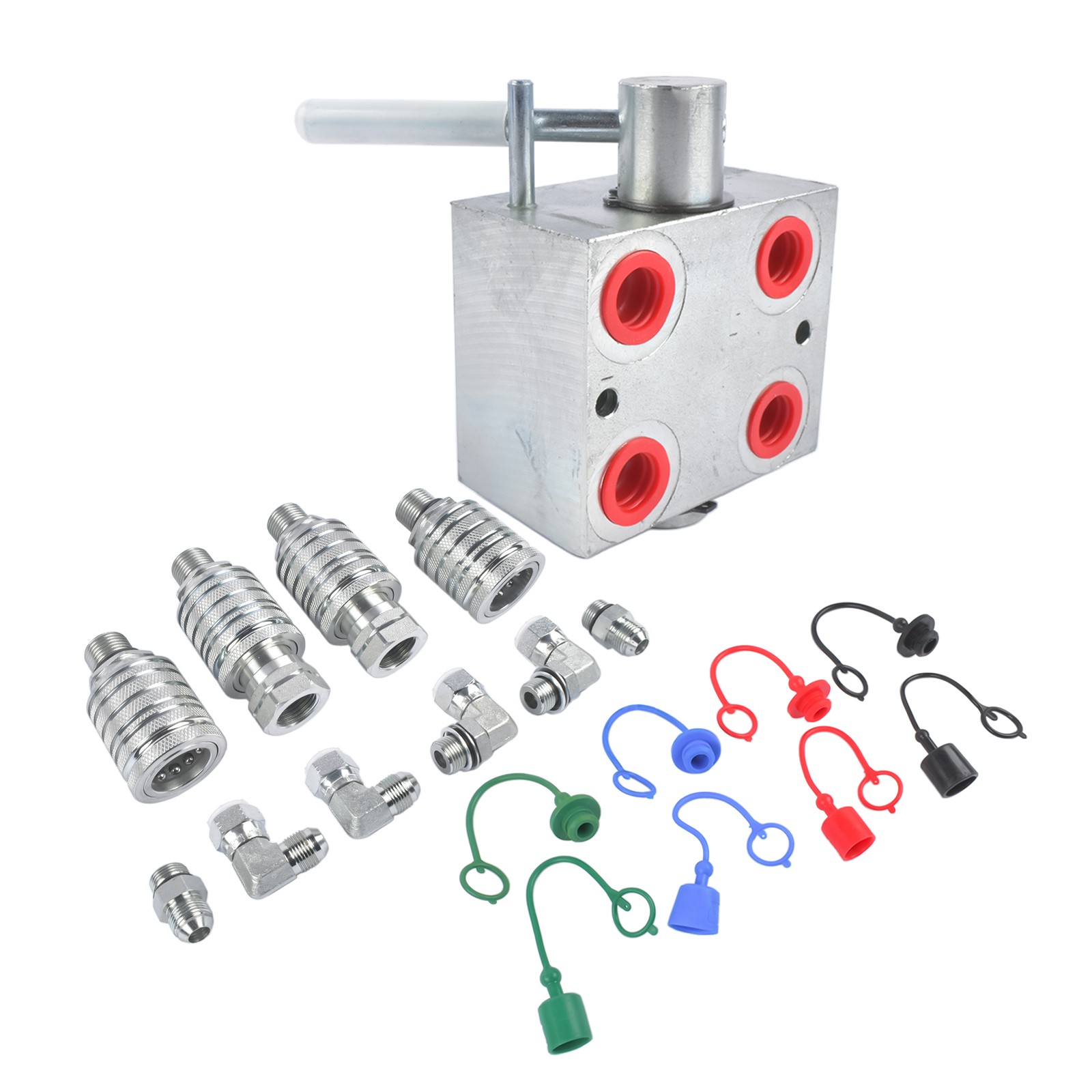 20 GPM Flow, 3000 PSI Max Pressure Manual Hydraulic Multiplier with Couplers
