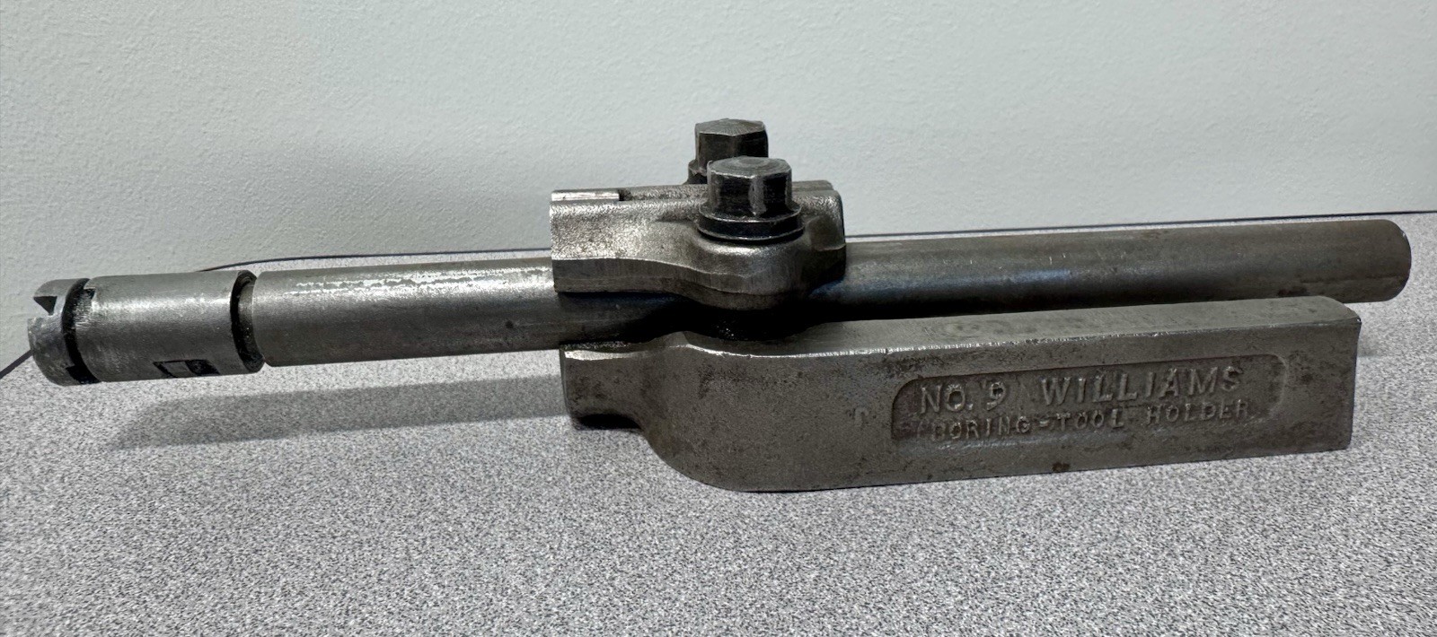 NO. 9 Williams Boring Bar Holder With NO. 9 3/4” Williams Sleeve Bar