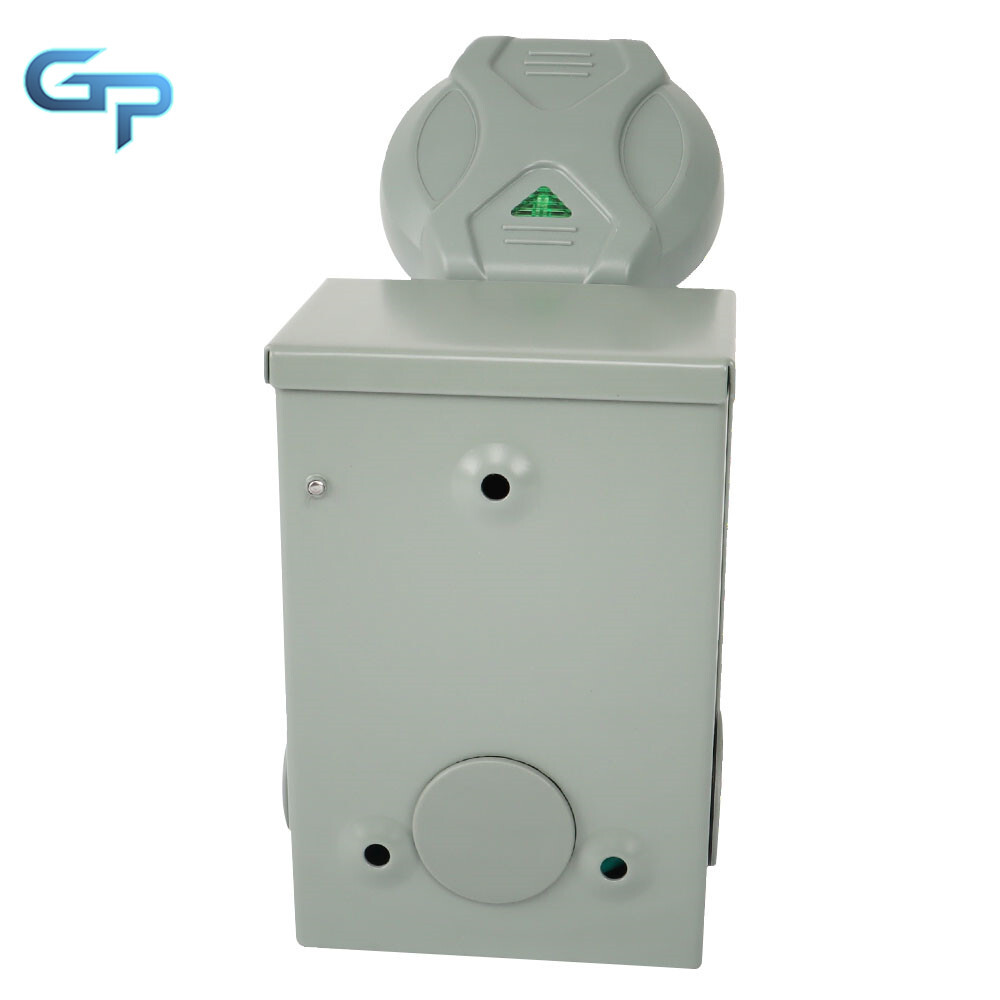 50 Amp Generator Power Inlet Box, SS2-50P 3 Prong Power Inlet Box 120/250V