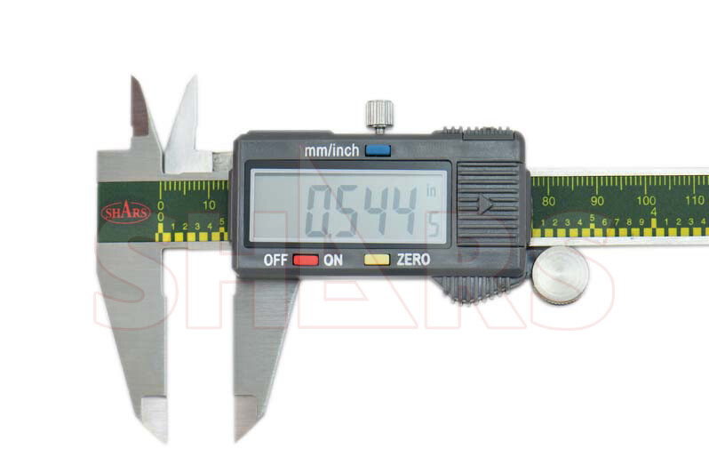 SHARS 6″ 150mm Electronic Digital Caliper Stainless Large LCD .0005” New P]