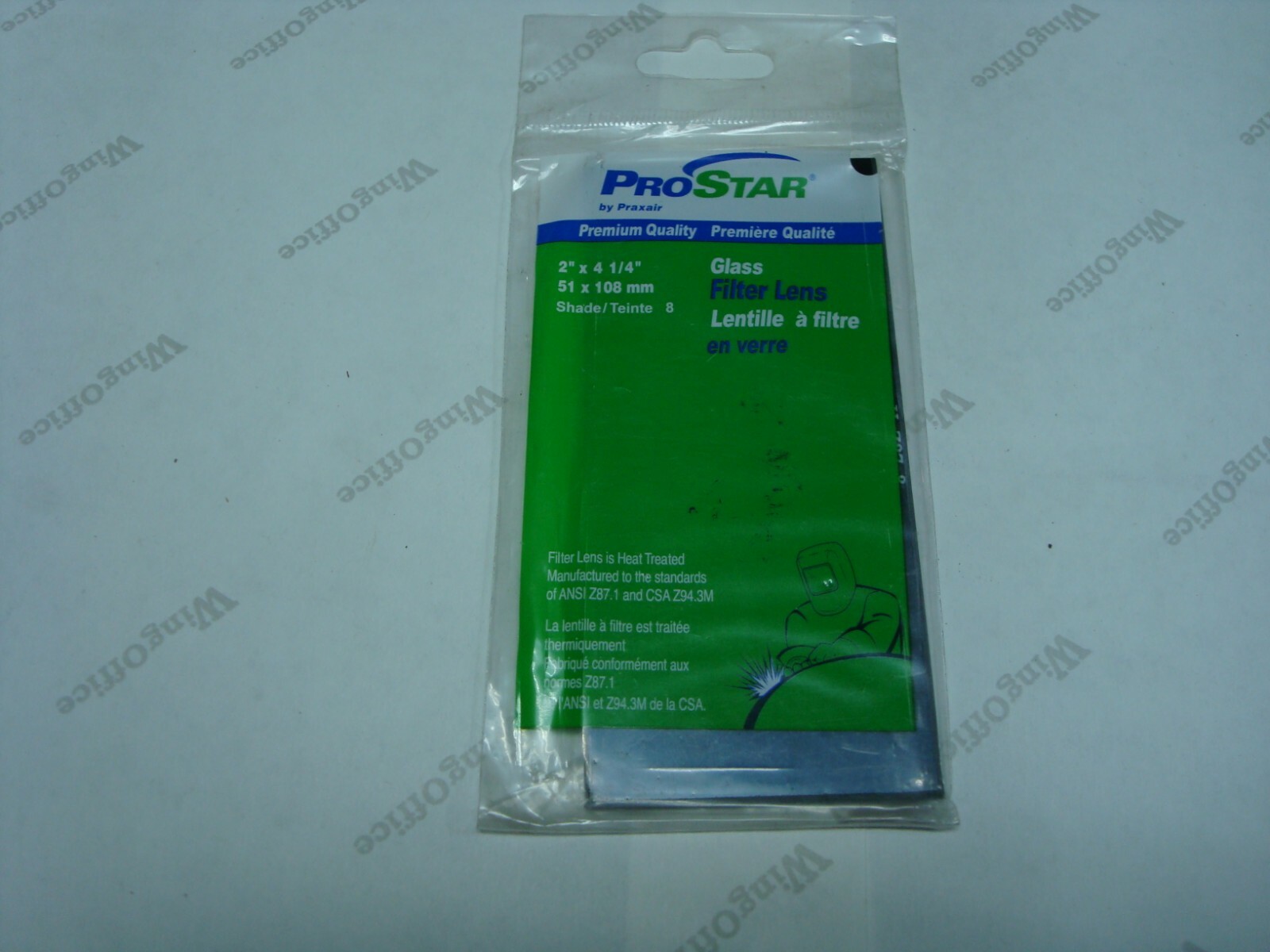 PRAXAIR PROSTAR PRS64015 GLASS FILTER LENS 2″ x 4-1/2″ NNB