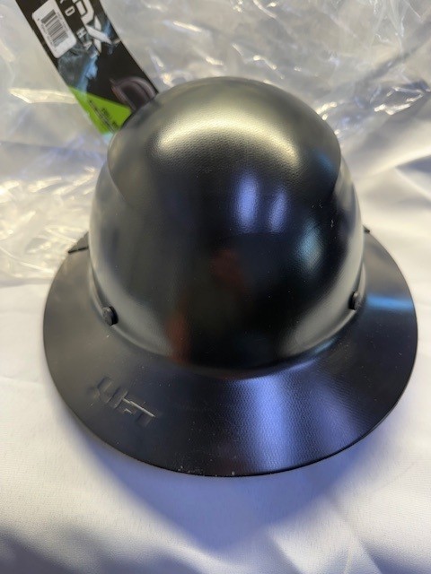 LIFT Safety HDF-15KG DAX Full Brim Hard Hat – BLACK–Factory 2nds