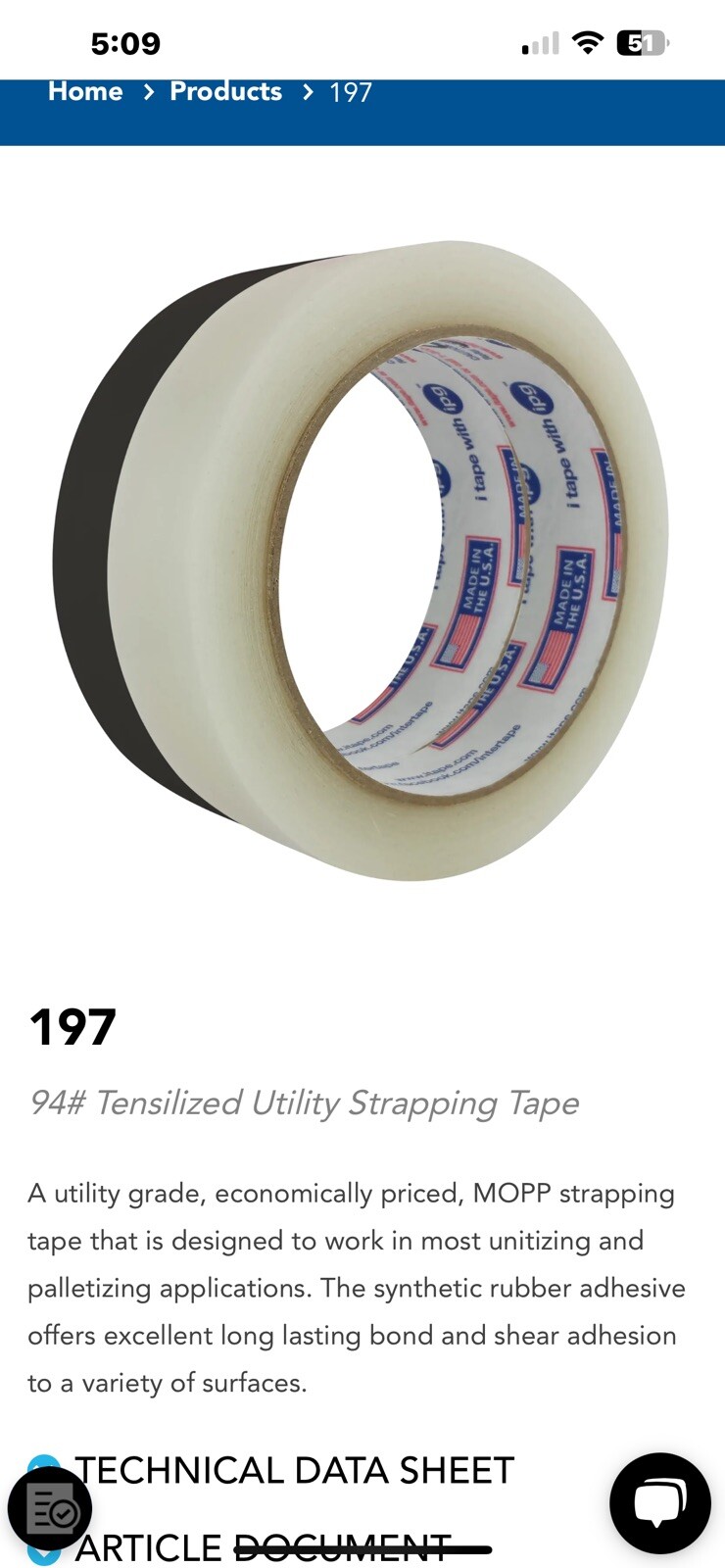 Intertape 12Mm X 55m Clear Strapping Tape .47 Inch X 59 Yards 24 Rolls $50